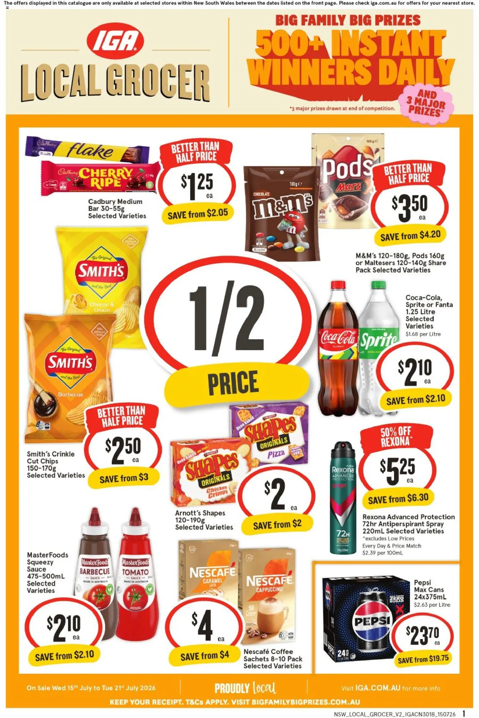 ﻿IGA catalogue from 15/07/2026 > Big discounts catalogue cover