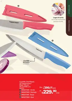Vista previa de Tupperware catálogo, nuevo folleto de la tienda, válido en México a partir del 10/08/2026 | Página: 23 | Productos: Cuchillo