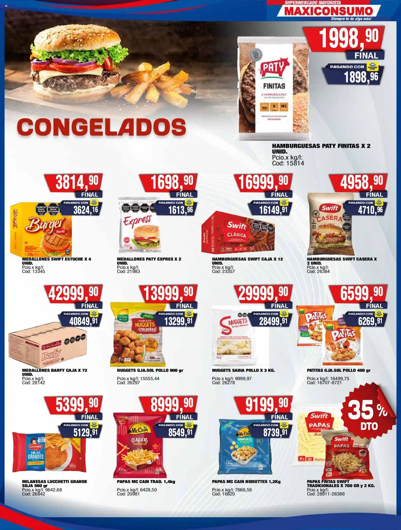 Maxiconsumo ofertas │ válido desde el 11.05.2026 | Página: 14 | Productos: Pollo, Caja, Estuche, Papas fritas