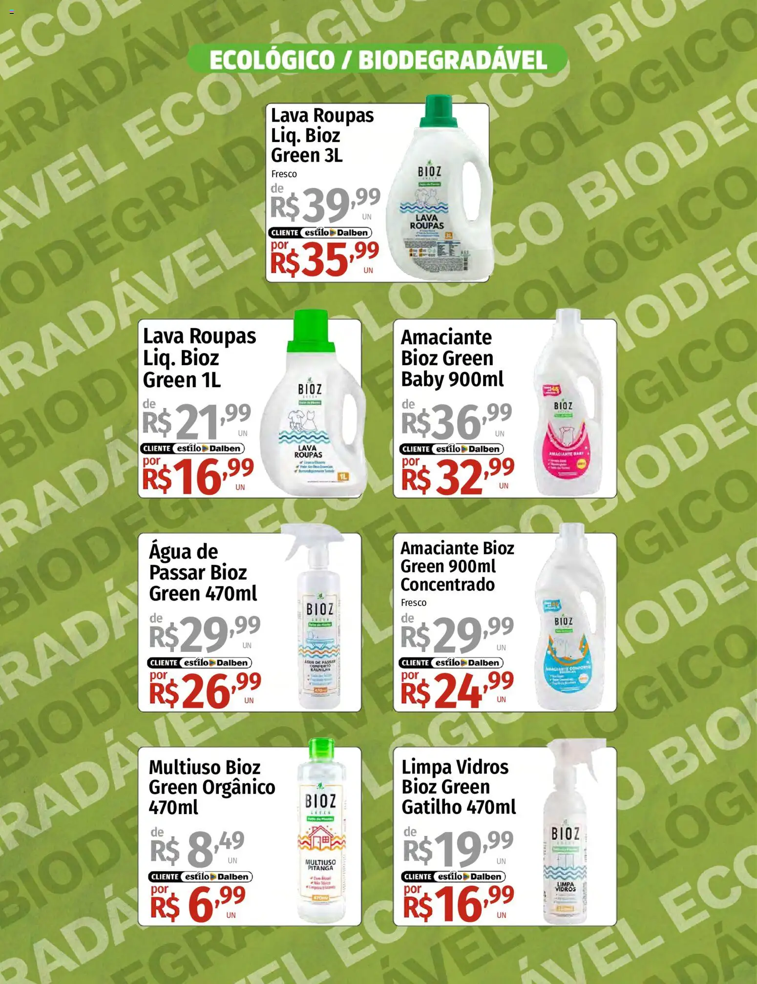 Supermercado Dalben Folheto - válido de 11.05.2026 | Página: 5 | Produtos: Roupas, Limpa vidros, Amaciante