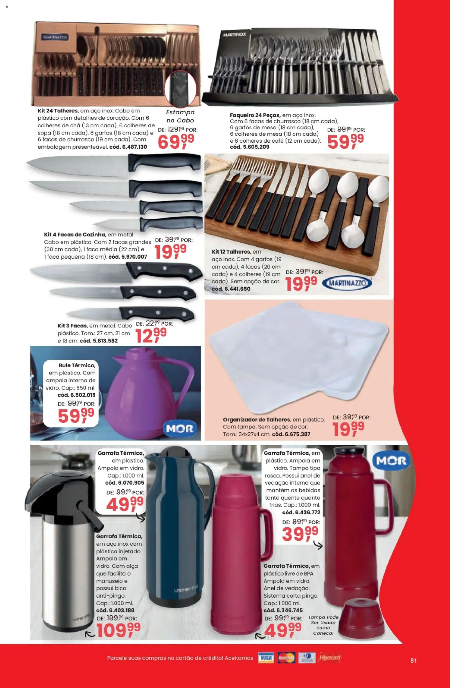 Quatro Estações Folheto - válido de 01/09/2026 | Página: 81 | Produtos: Organizador, Mesa, Bico, Cabo