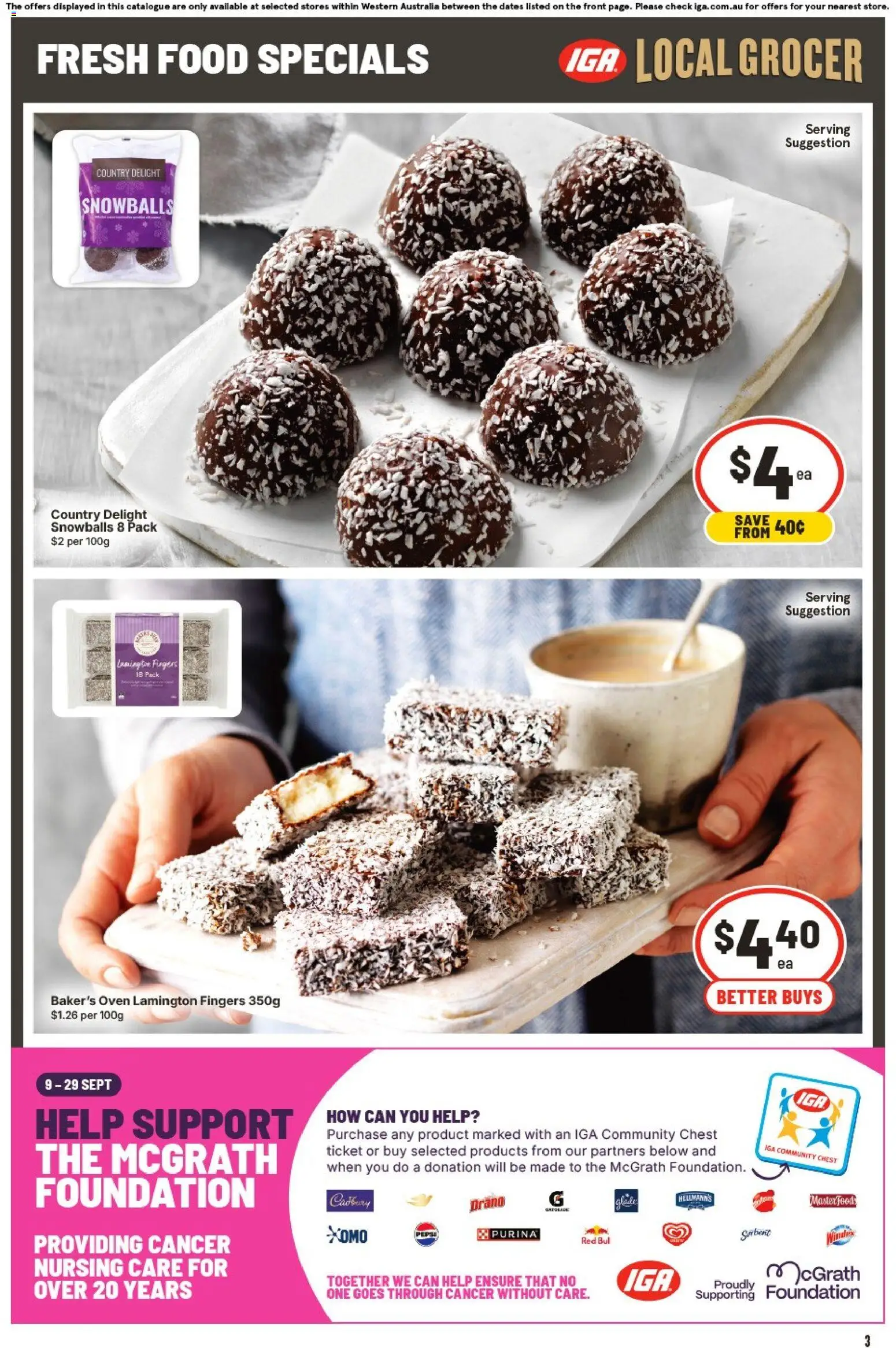 IGA catalogue - valid from 09/09/2026 | Page: 4 | Products: Food, Pepsi, Foundation, Oven