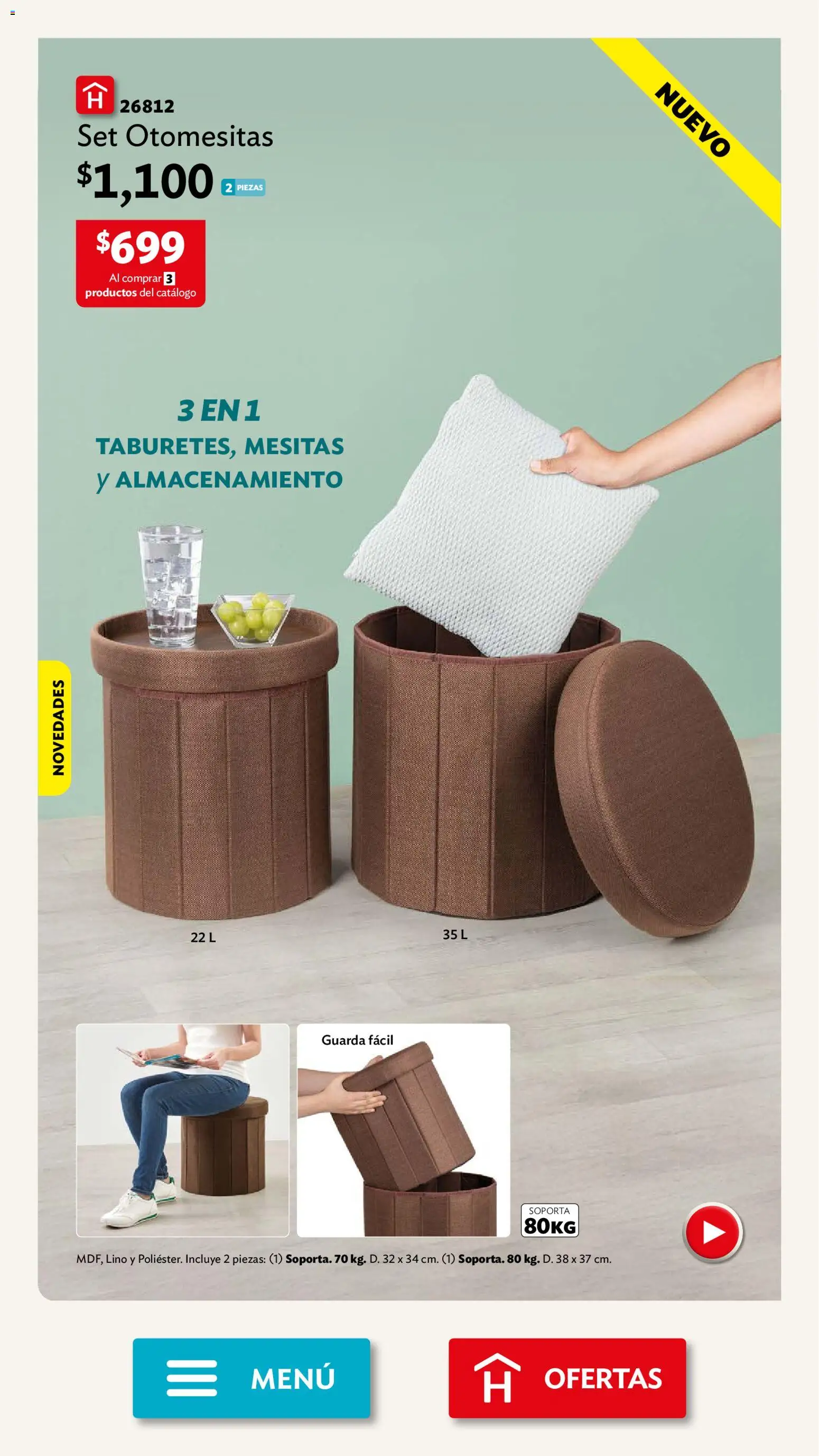 Nuevas ofertas de Betterware válidas en toda la República Mexicana desde el 01.06.2026. ¡Encuentra las mejores ofertas en Betterware campaña 6 2026! | Página: 3