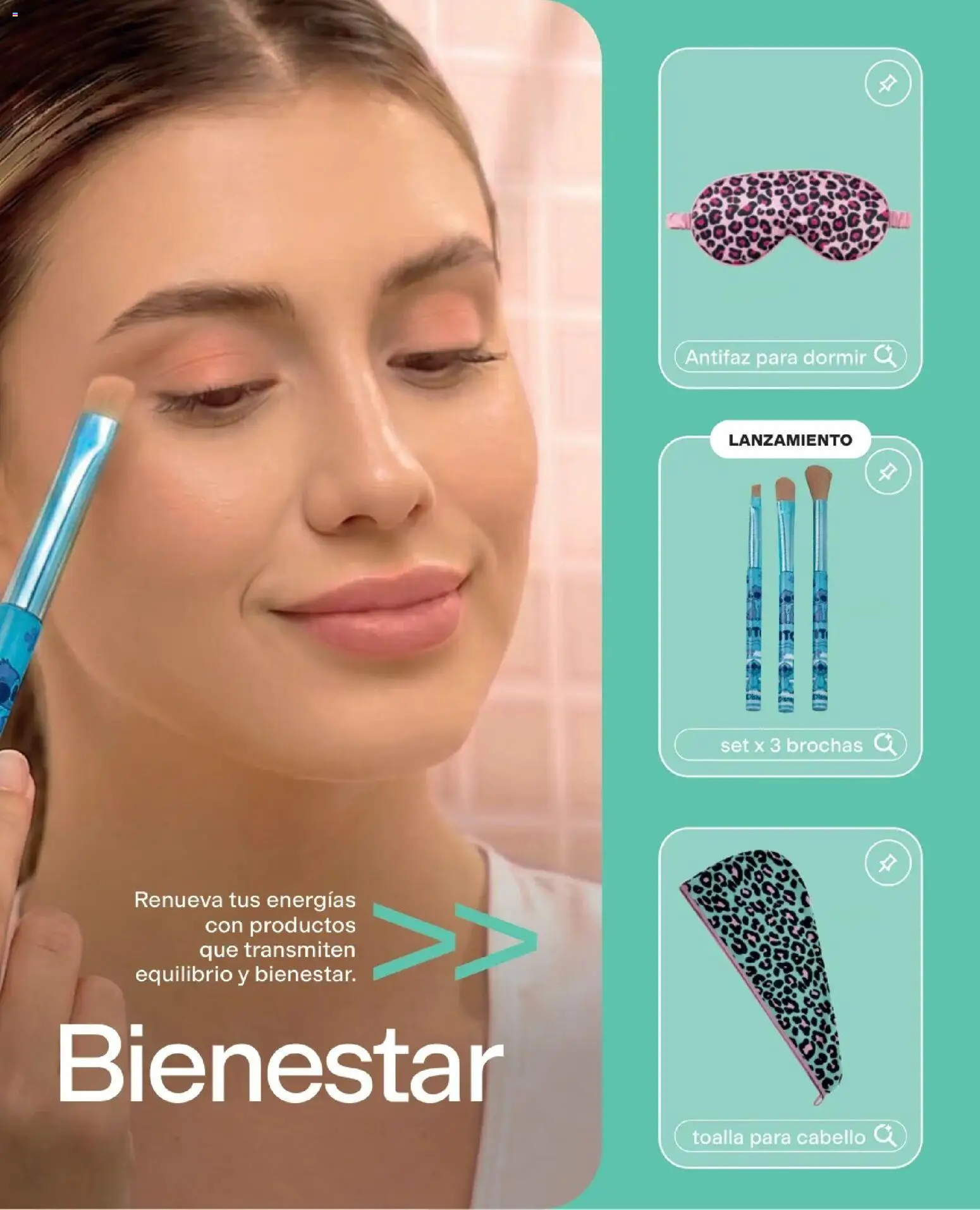 Catálogo Avon válido desde 22/07/2026 | Página: 173 | Productos: Antifaz para dormir, Toalla