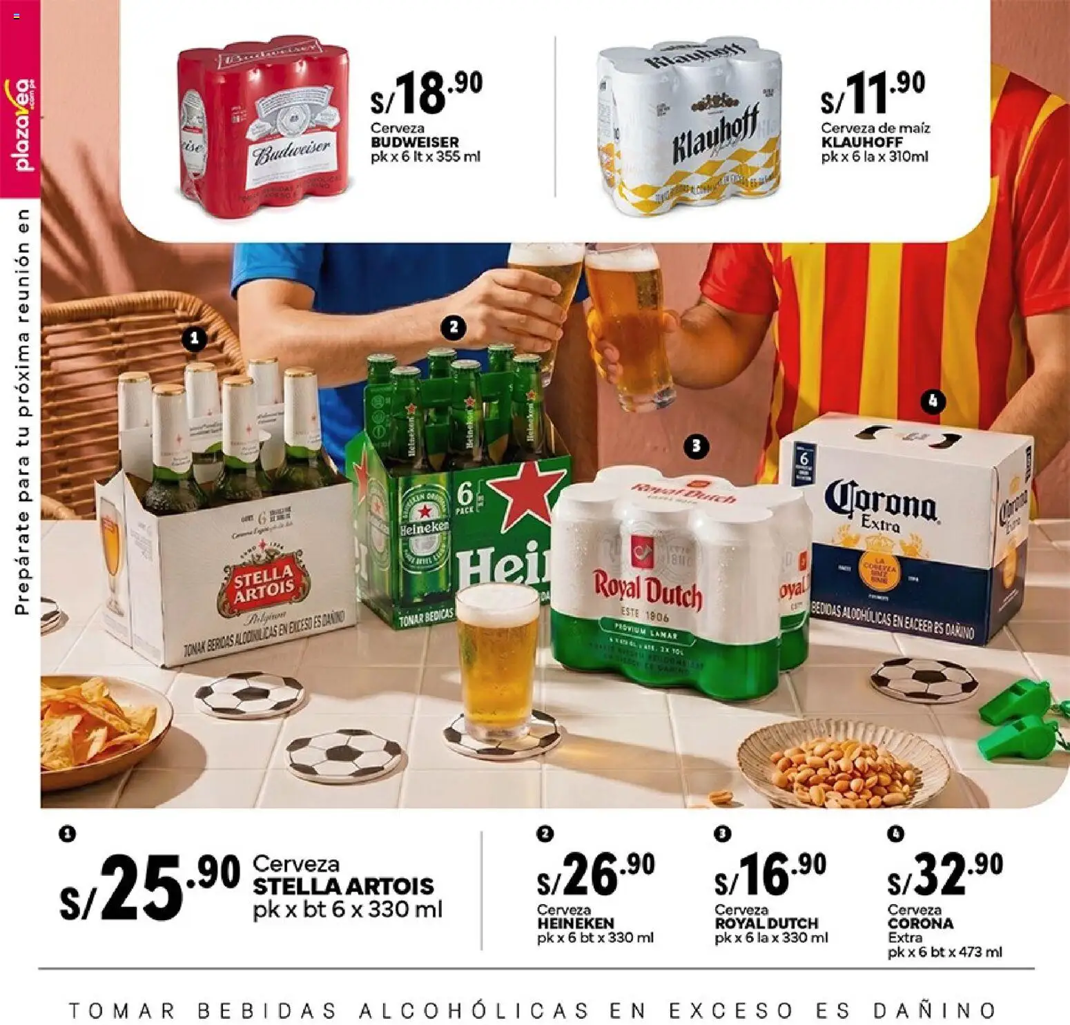 Catálogo Plaza Vea válido desde 12.06.2026 | Página: 16 | Productos: Cerveza