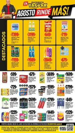 Vista previa Yaguar - Oferta Semanal Santa Fé válido desde el 24/08/2026