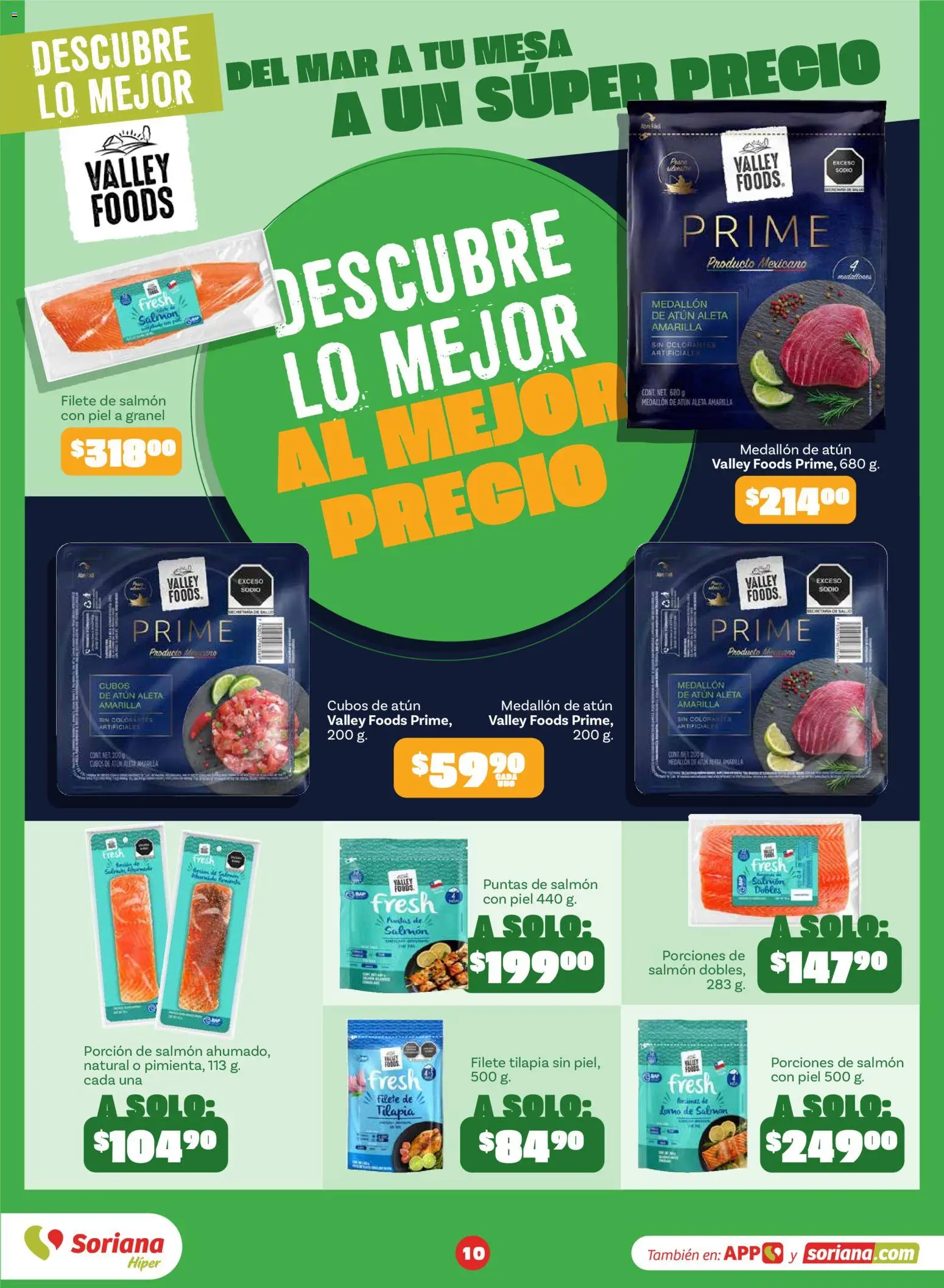 Nuevas ofertas de Soriana válidas en toda la República Mexicana desde el 18/09/2026. ¡Encuentra las mejores ofertas en Soriana Descubre lo mejor al mejor precio Híper Nacional! | Página: 10