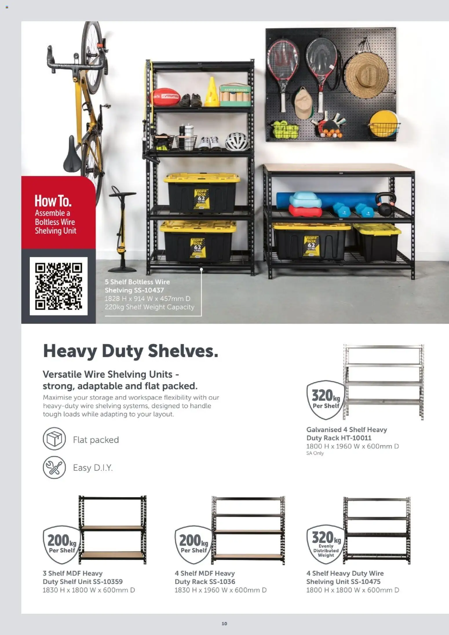 Stratco catalogue - valid from 10/08/2026 | Page: 10 | Products: Shelf, Weight