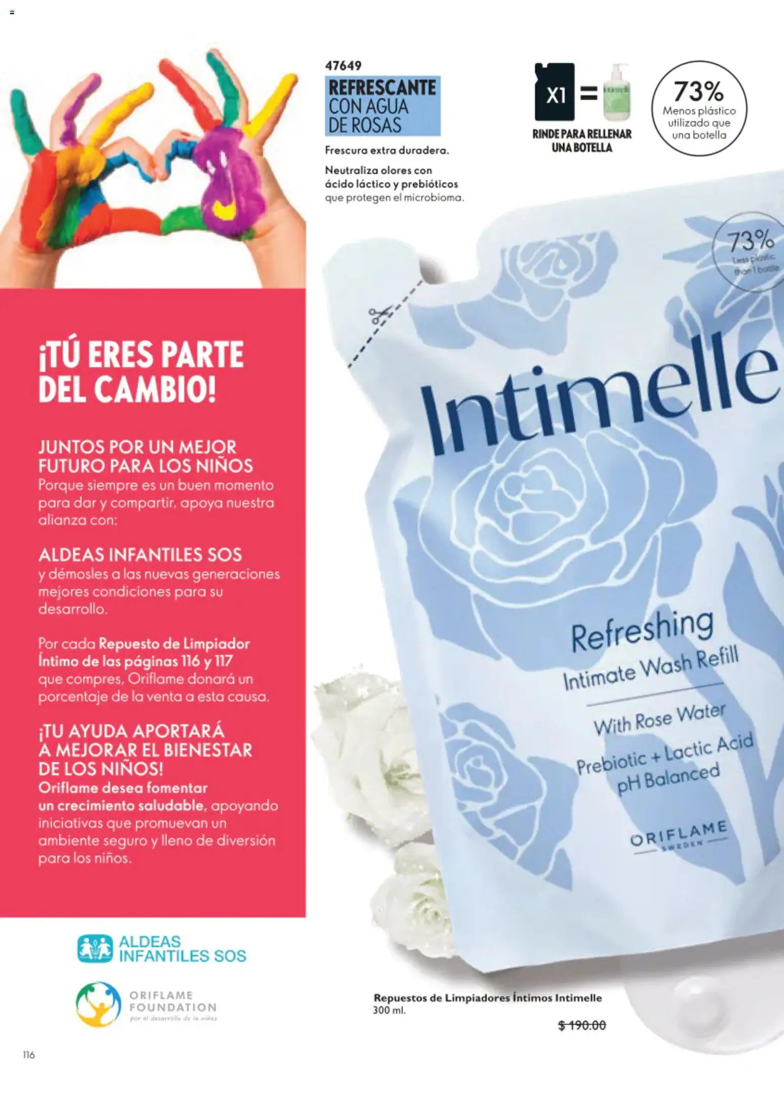 Nuevas ofertas de Oriflame válidas en toda la República Mexicana desde el 22/08/2026. ¡Encuentra las mejores ofertas en Oriflame campaña 12 2026! | Página: 116 | Productos: Agua, Limpiador, Botella