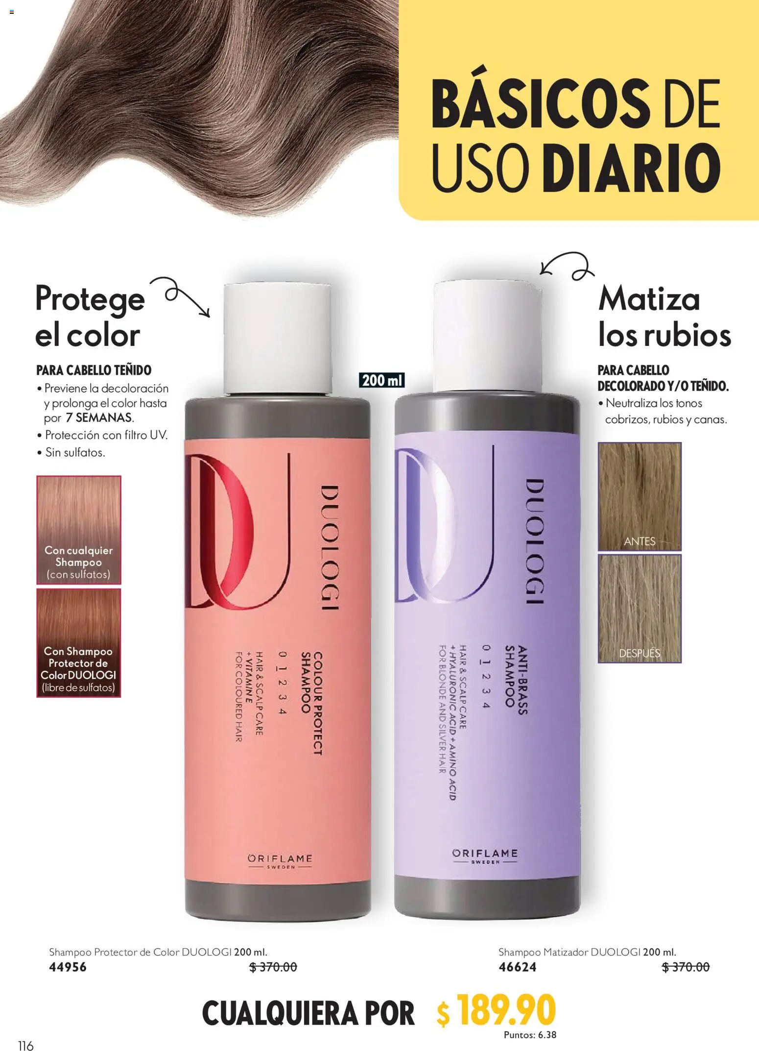 Nuevas ofertas de Oriflame válidas en toda la República Mexicana desde el 22/08/2026. ¡Encuentra las mejores ofertas en Oriflame campaña 12 2026! | Página: 116 | Productos: Agua, Limpiador, Botella