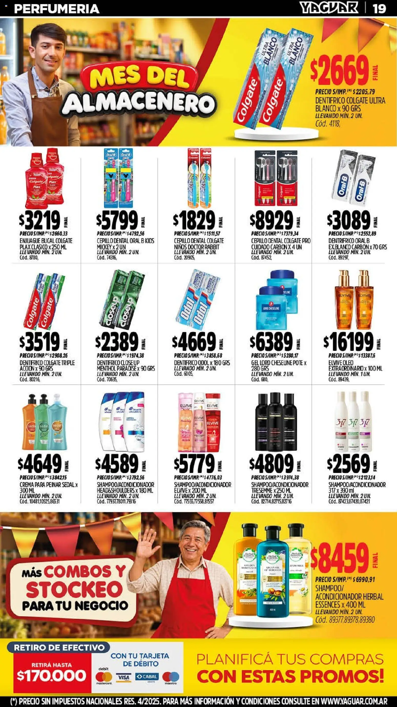 Yaguar - Oferta Semanal San Juan │ válido desde el 07/09/2026 | Página: 19 | Productos: Cepillo, Acondicionador, Enjuague bucal, Crema