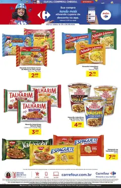 Carrefour ofertas Drogaria - Pré-Visualização do folheto da loja Carrefour, válido de 20/08/2026 | Página: 5 | Produtos: Talharim, Tomate, Frango, Legumes