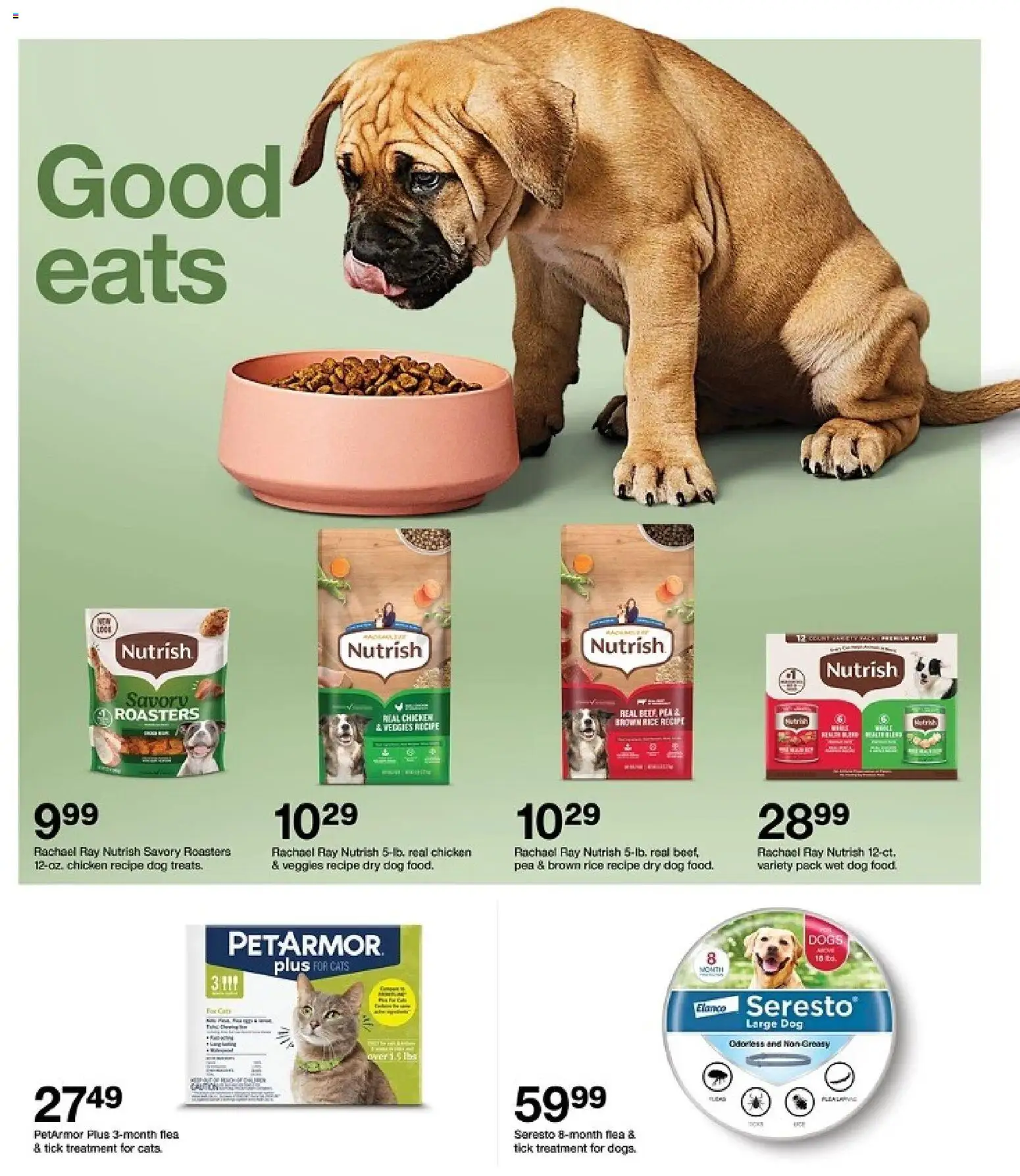 Target Weekly Ad - valid from 08/09/2026 | Page: 34 | Products: Dog Food, Rice, Brown rice, Pea
