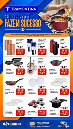 Semar Supermercado ofertas Tramontina - Pré-Visualização do folheto da loja Semar Supermercado, válido de 09/10/2026