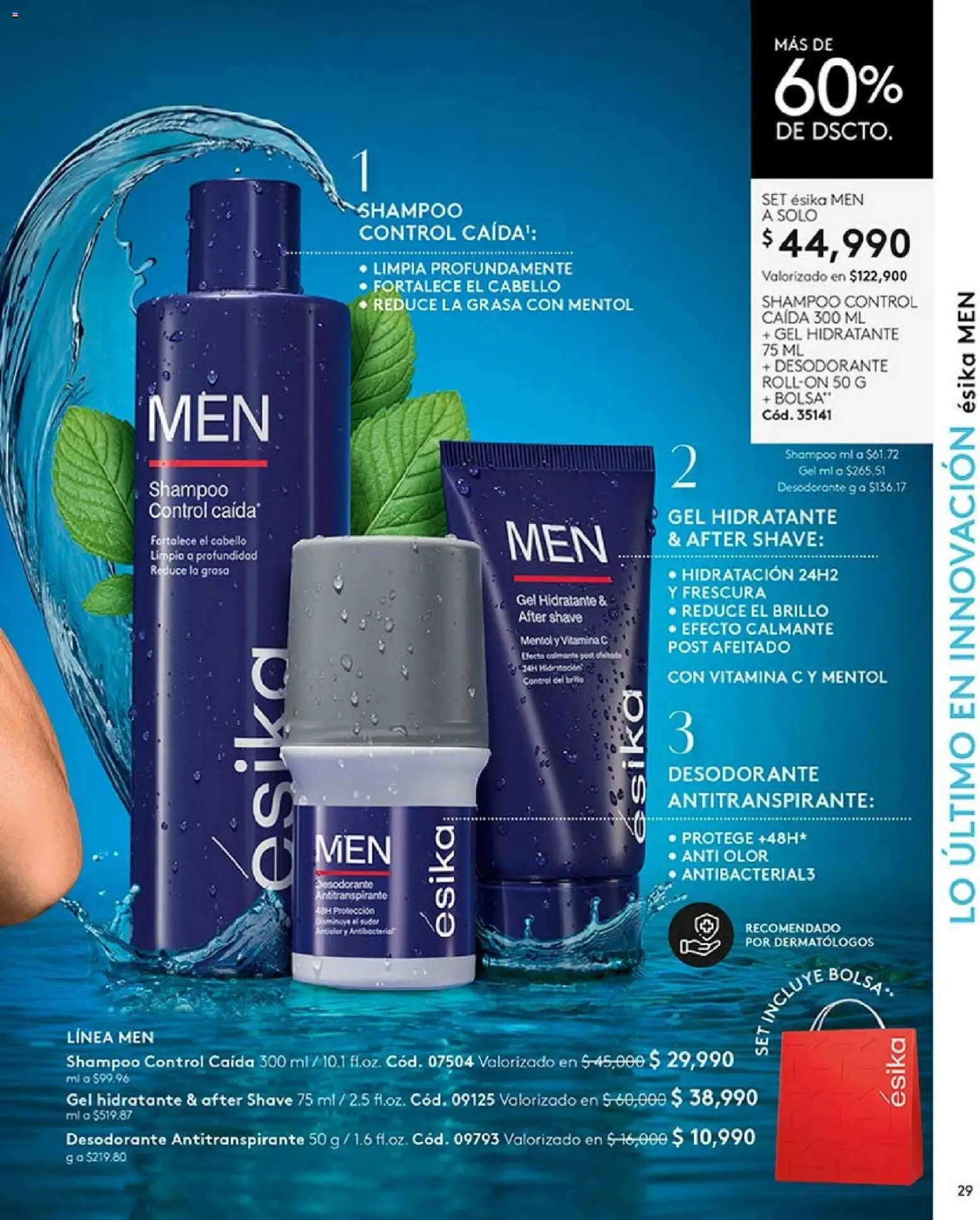 Ésika revista - valida desde el 04.05.2026 | Página: 31 | Productos: Bolsa, Brillo, Desodorante, Antitranspirante