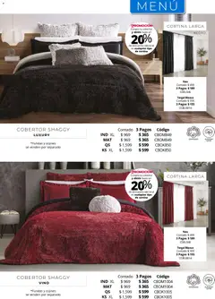 Vista previa de Colchas Concord catálogo, nuevo folleto de la tienda, válido en México a partir del 01.05.2026 | Página: 326 | Productos: Cobertor, Vino