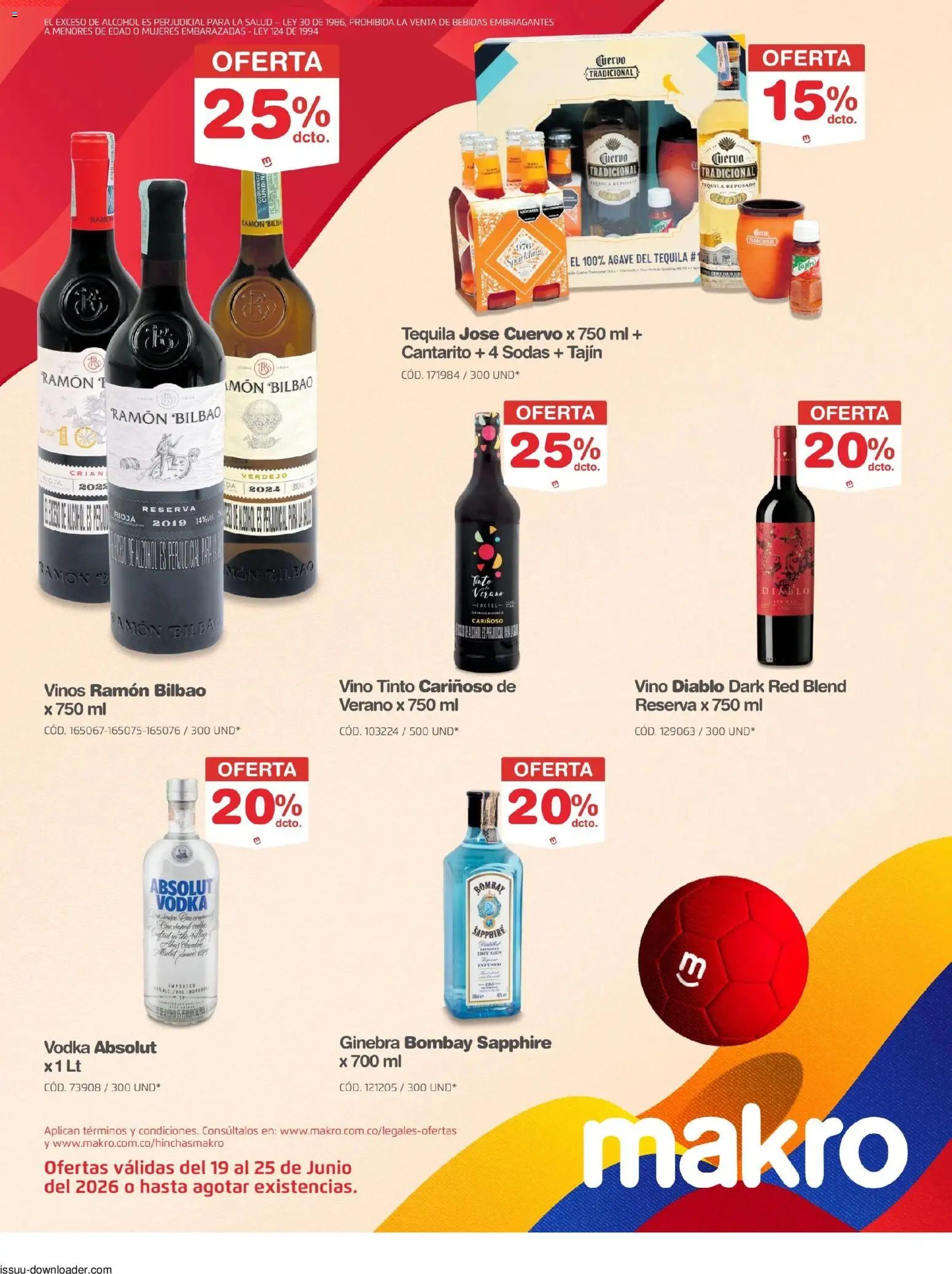 Makro revista - valida desde el 19/06/2026 | Página: 4 | Productos: Ginebra, Brazo de reina, Frutillas, Corta uñas