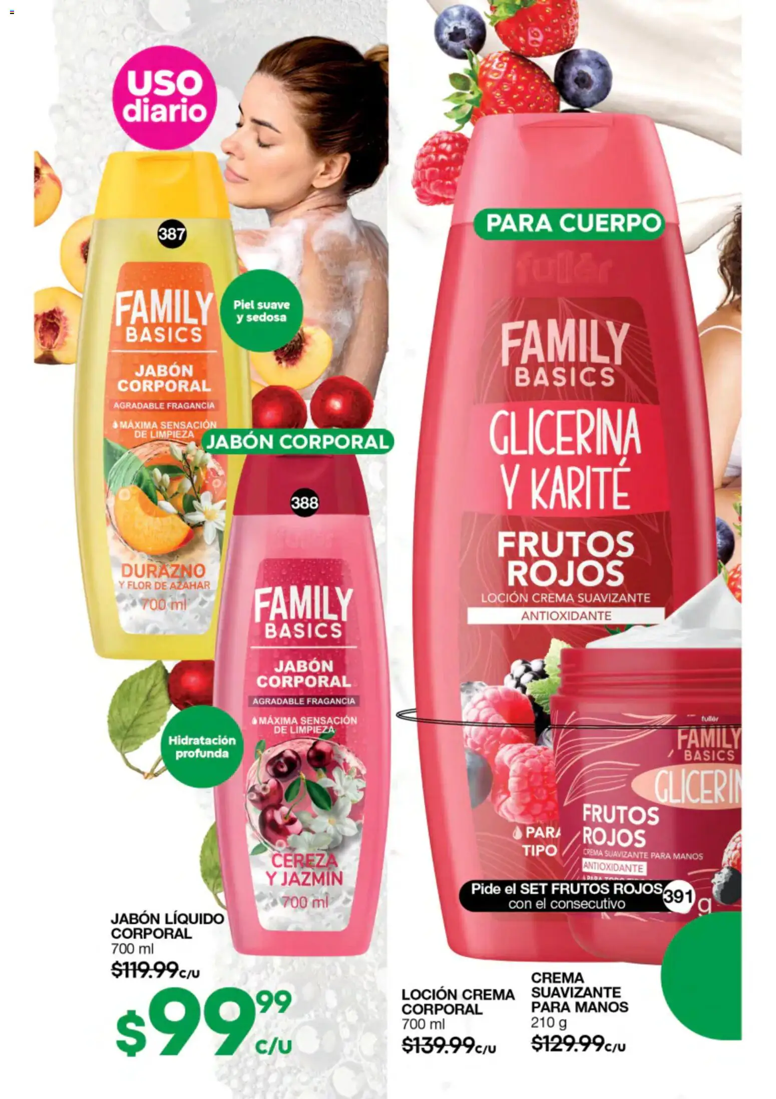 Nuevas ofertas de Fuller válidas en toda la República Mexicana desde el 22/07/2026. ¡Encuentra las mejores ofertas en Fuller campaña 8 2026! | Página: 78 | Productos: Jabón líquido, Crema, Loción, Fragancia