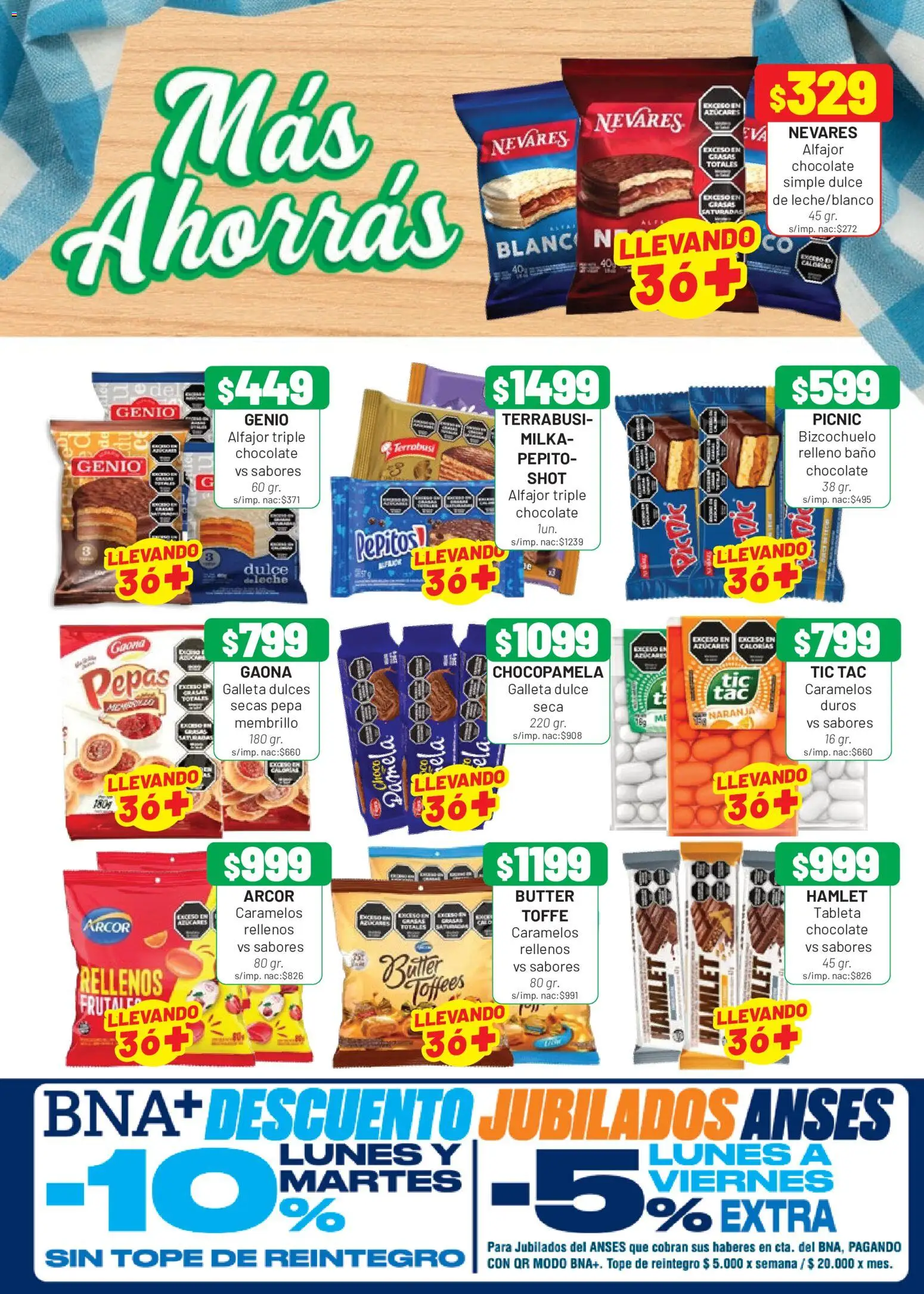 Almacor catálogo │ válido desde el 21.05.2026 | Página: 5 | Productos: Tableta, Baño, Chocolate, Alfajor