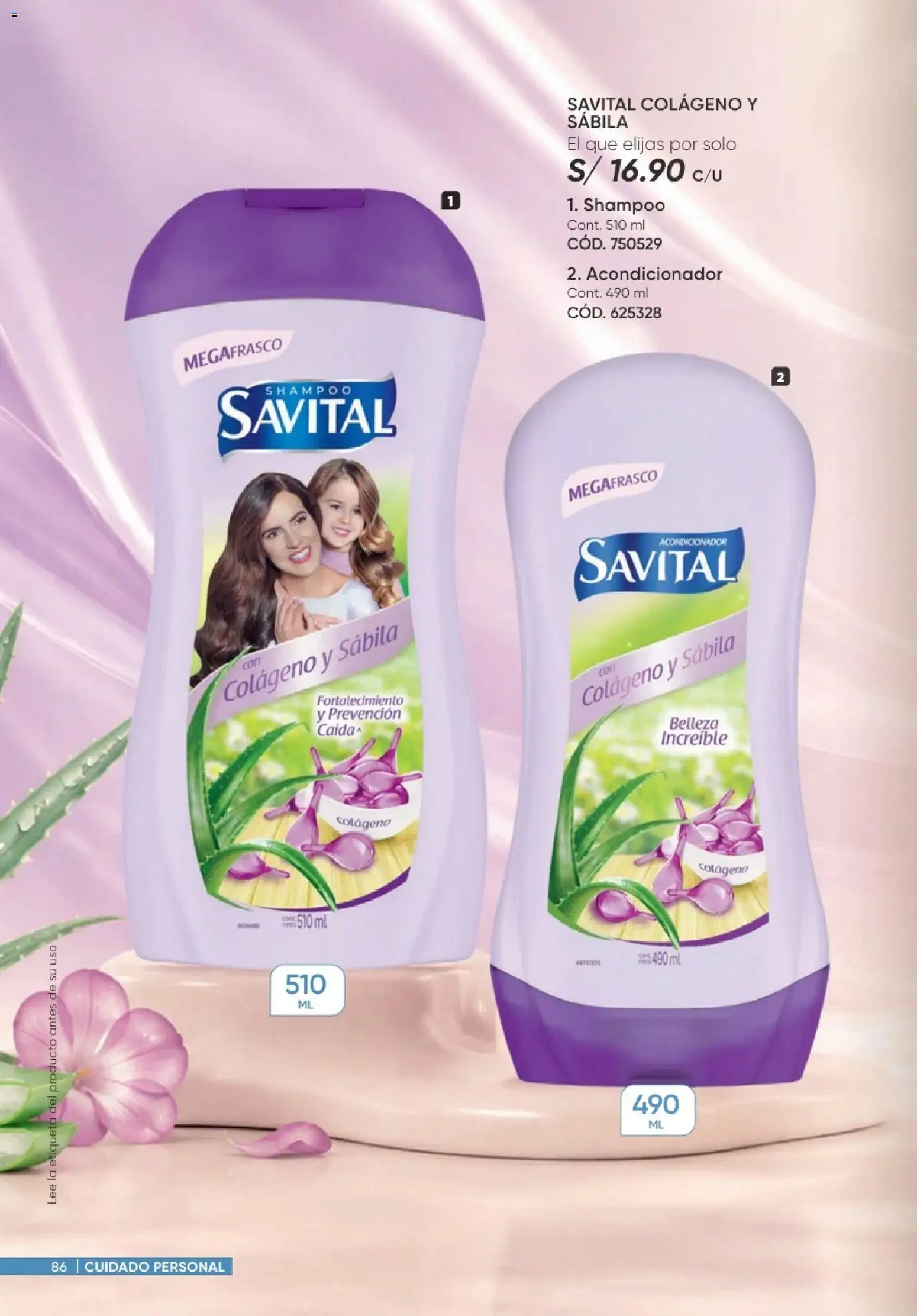 Catálogo Azzorti válido desde 20/09/2026 | Página: 86 | Productos: Shampoo, Acondicionador