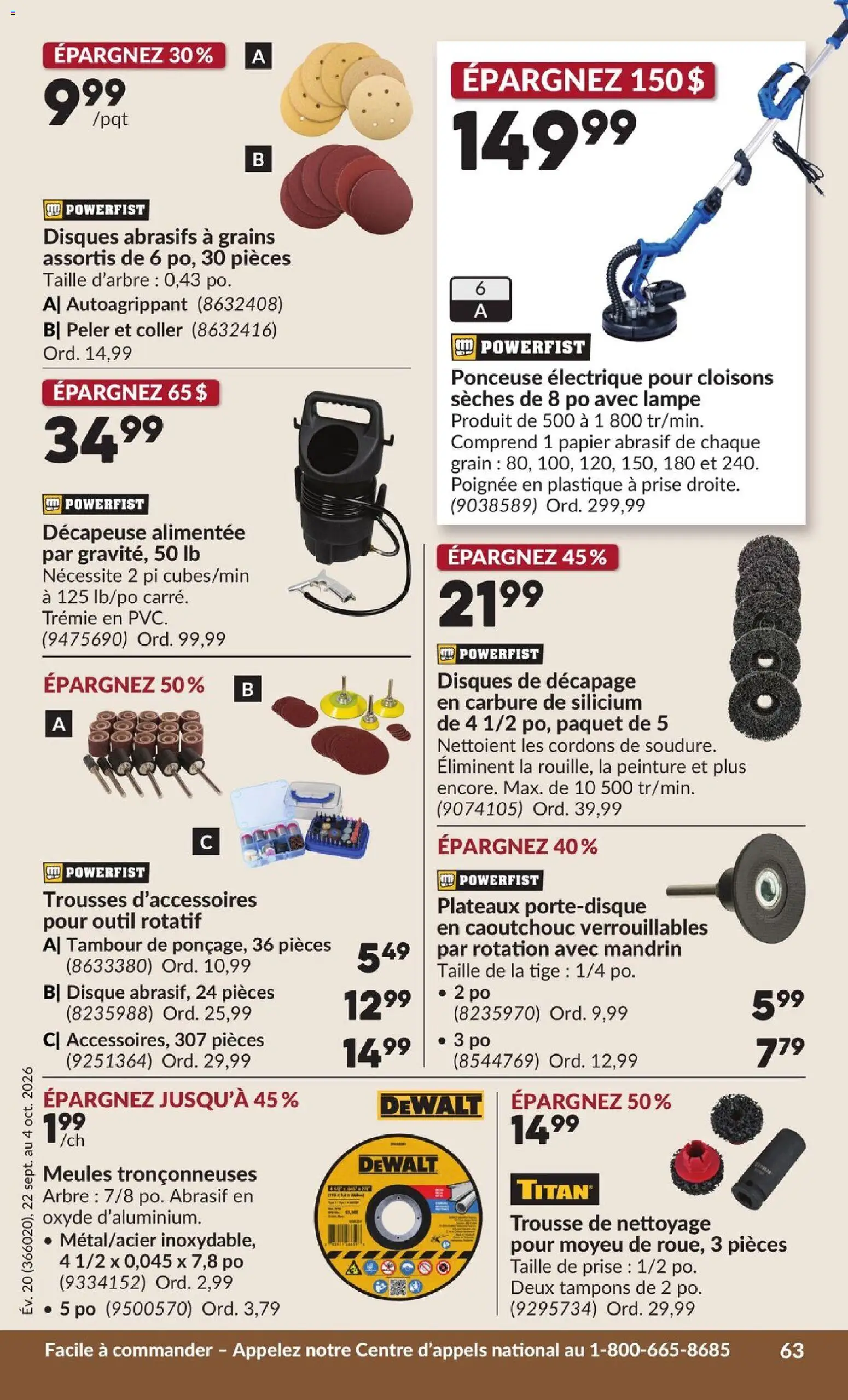 Princess Auto flyer valid from Sep 22, 2026 | Page: 68 | Products: Grains, Tampons