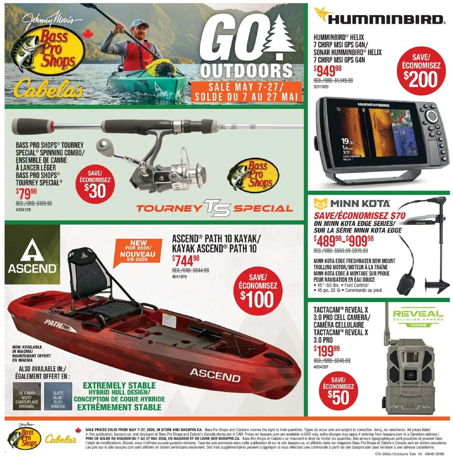 Cabelas flyer valid from 07.05.2026 | Page: 16 | Products: Camera, Navigation