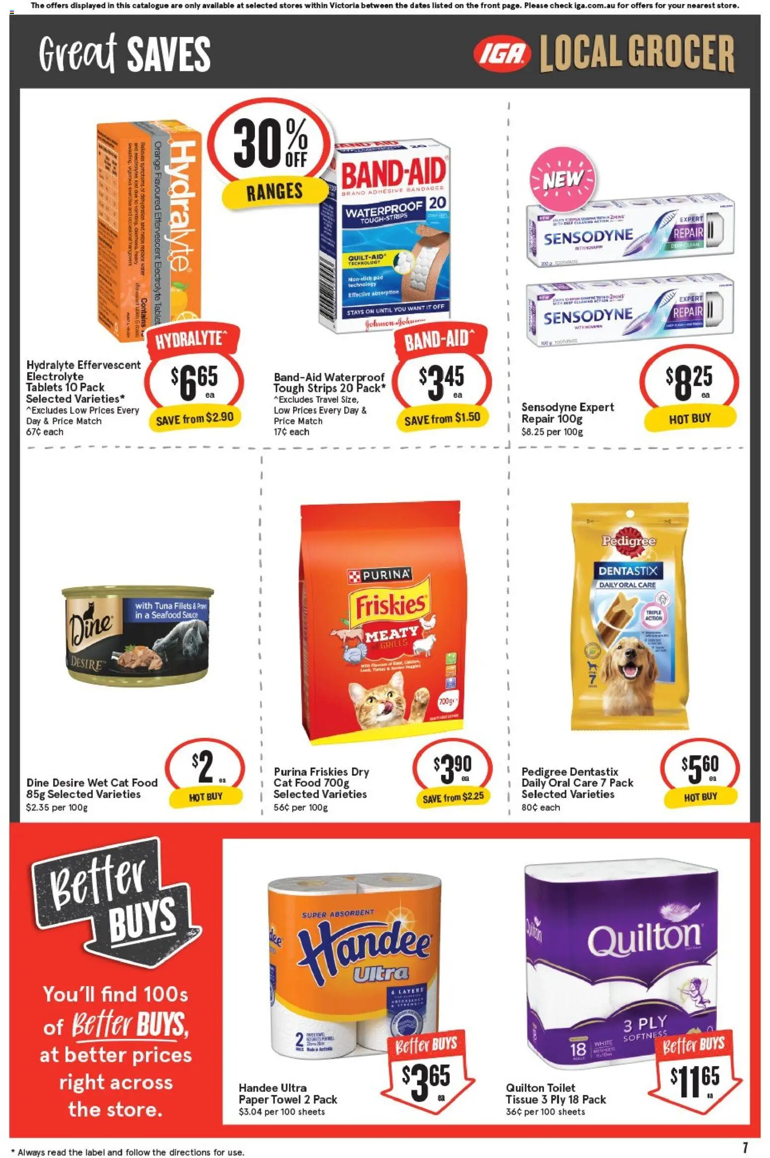 IGA catalogue - valid from 02/09/2026 | Page: 8 | Products: Toilet, Sauce, Tuna, Tablets
