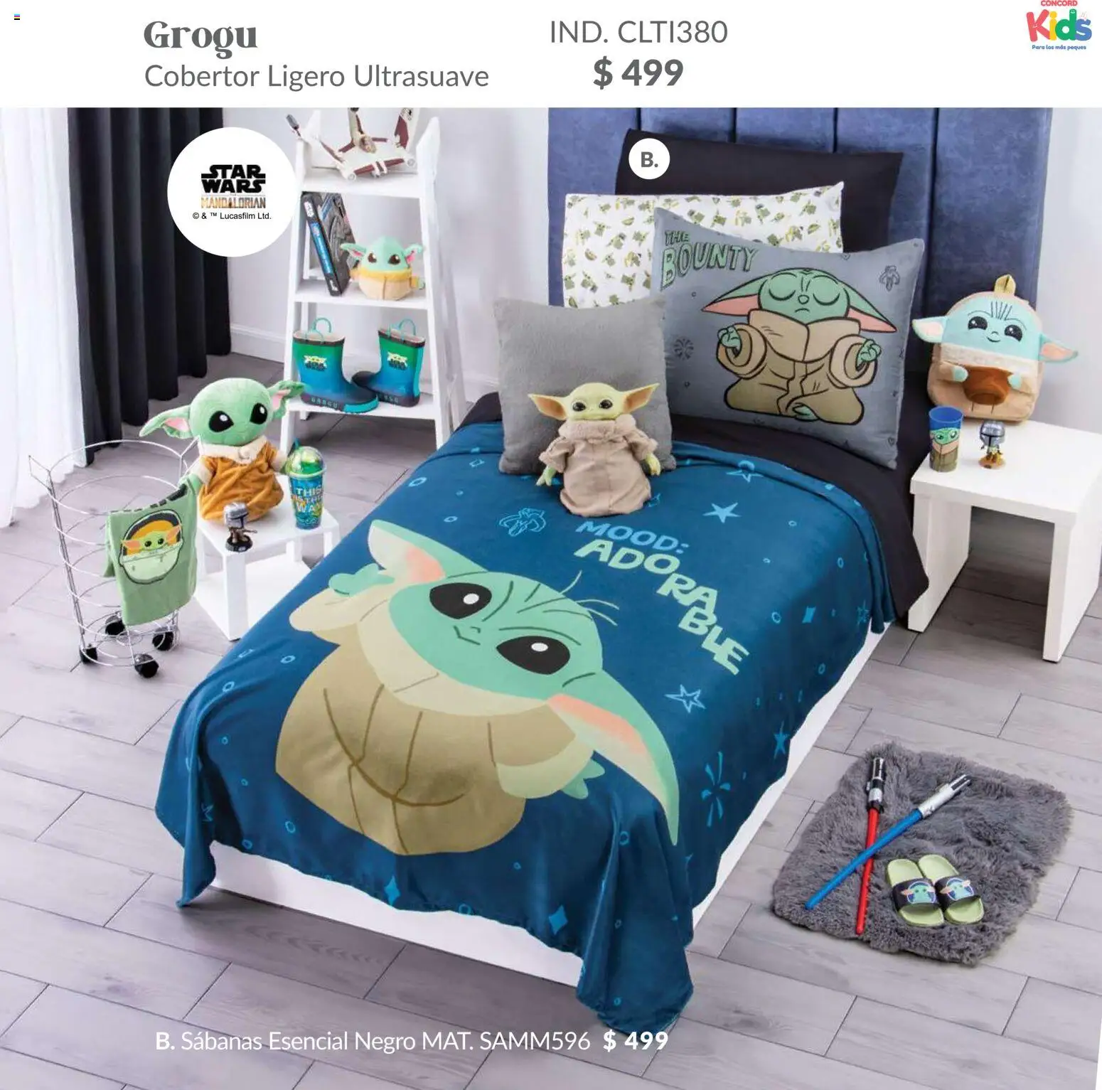 Nuevas ofertas de Colchas Concord válidas en toda la República Mexicana desde el 01/02/2026. ¡Encuentra las mejores ofertas en Colchas Concord catálogo Kids! | Página: 87 | Productos: Cobertor, Sabanas