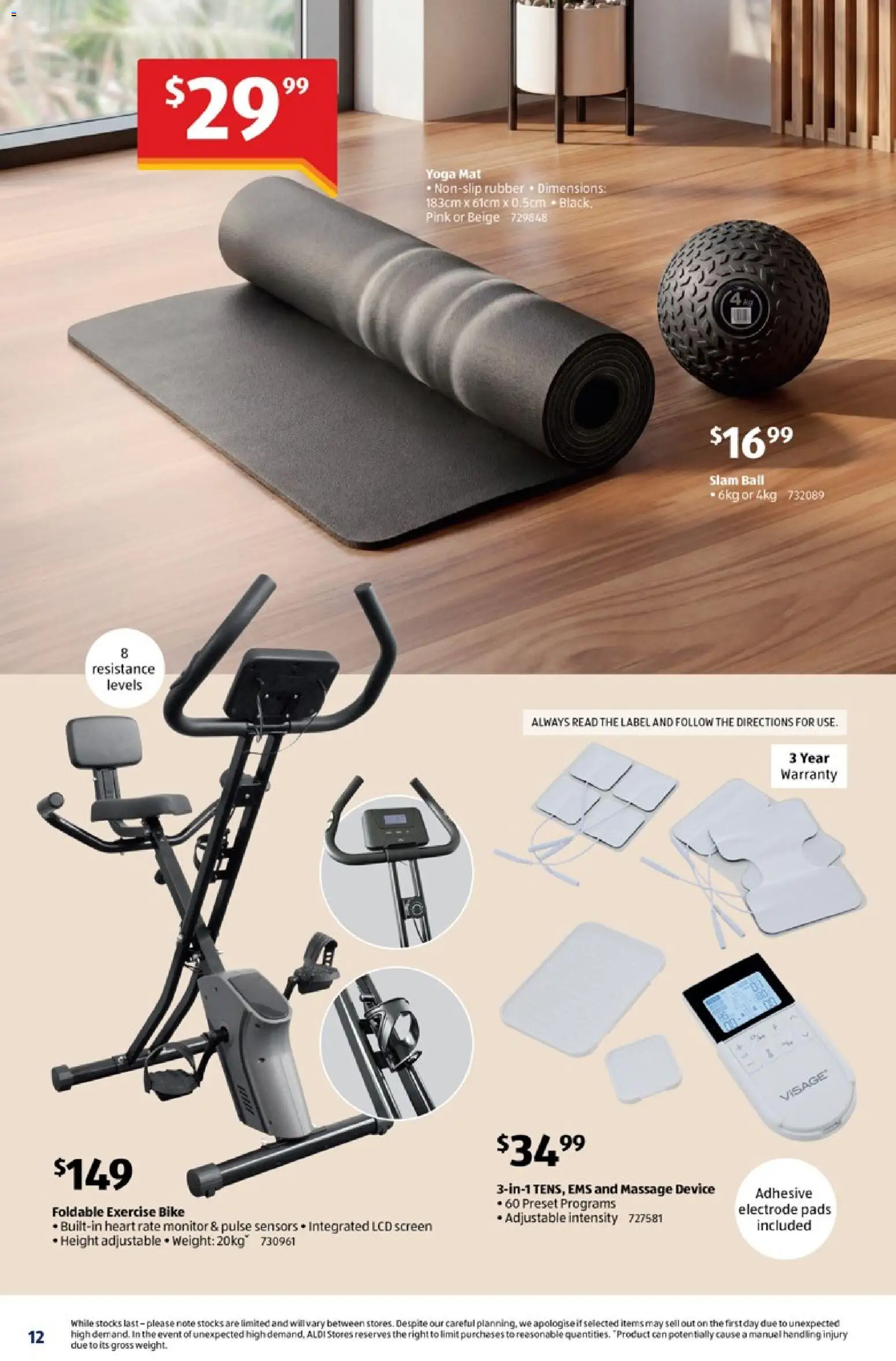 Aldi catalogue - valid from 05/08/2026 | Page: 12 | Products: Device, Monitor, Weight, Screen