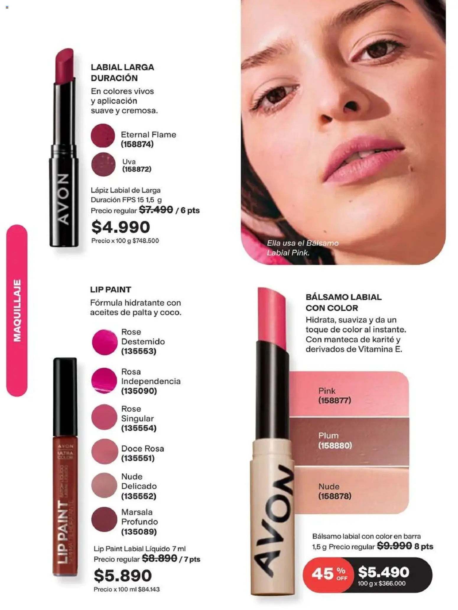 Catálogo Avon Campaña 14 │ válido desde el 15.09.2026 | Página: 21 | Productos: Bálsamo, Palta, Bálsamo labial, Manteca de karité