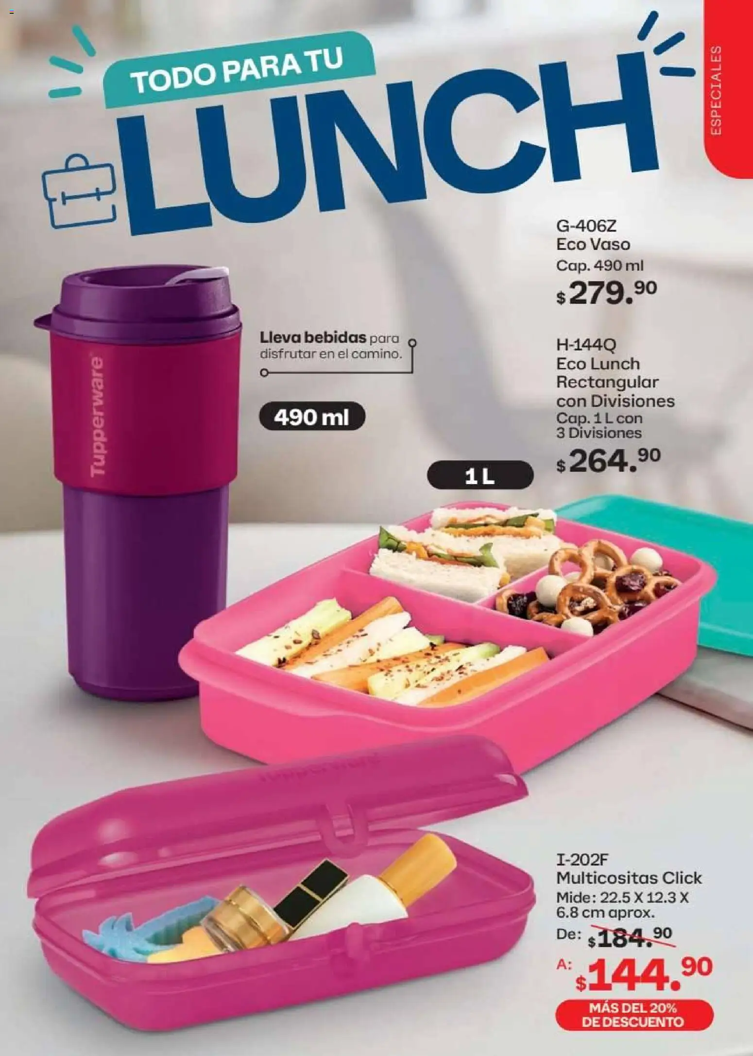 Nuevas ofertas de Tupperware válidas en toda la República Mexicana desde el 15.06.2026. ¡Encuentra las mejores ofertas en Tupperware catálogo! | Página: 55