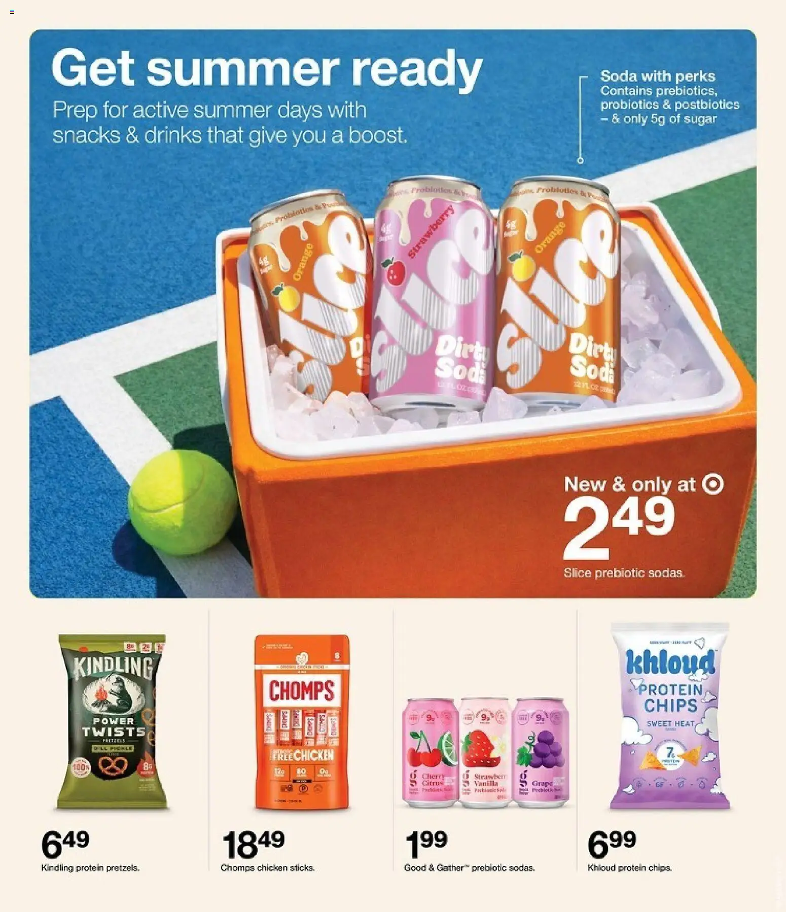 Target Weekly Ad - valid from 10.05.2026 | Page: 5 | Products: Probiotics, Chips, Sugar, Dill