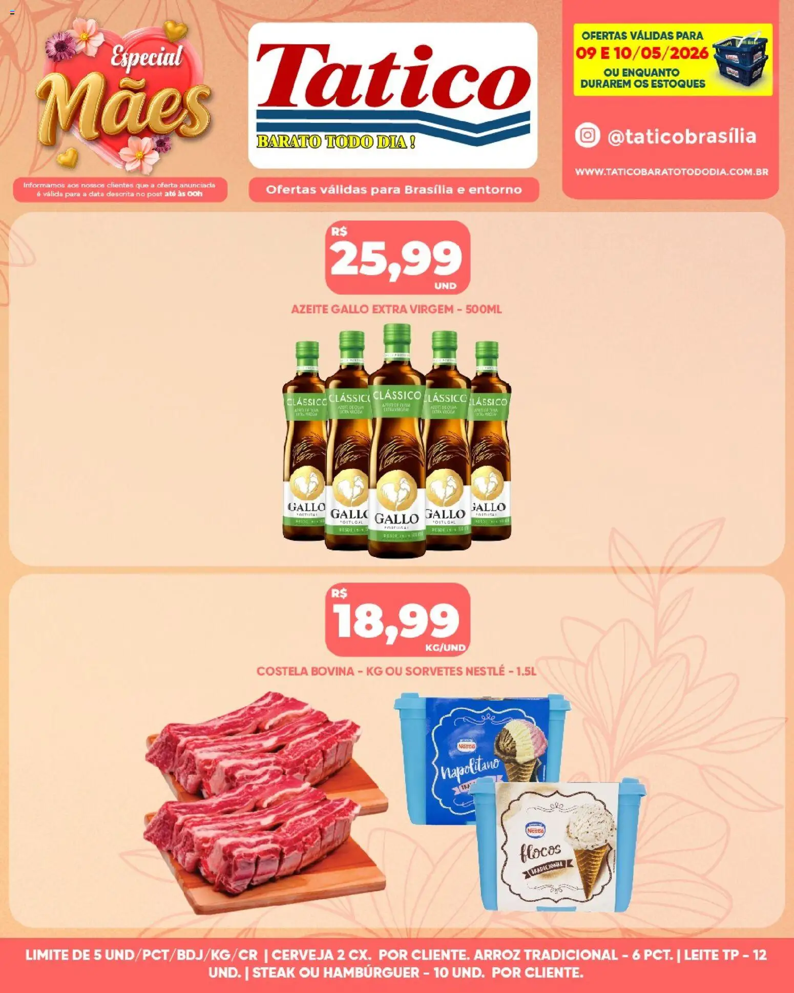 Tatico Folheto - válido de 11.05.2026 | Página: 28 | Produtos: Leite, Cerveja, Arroz, Flocos