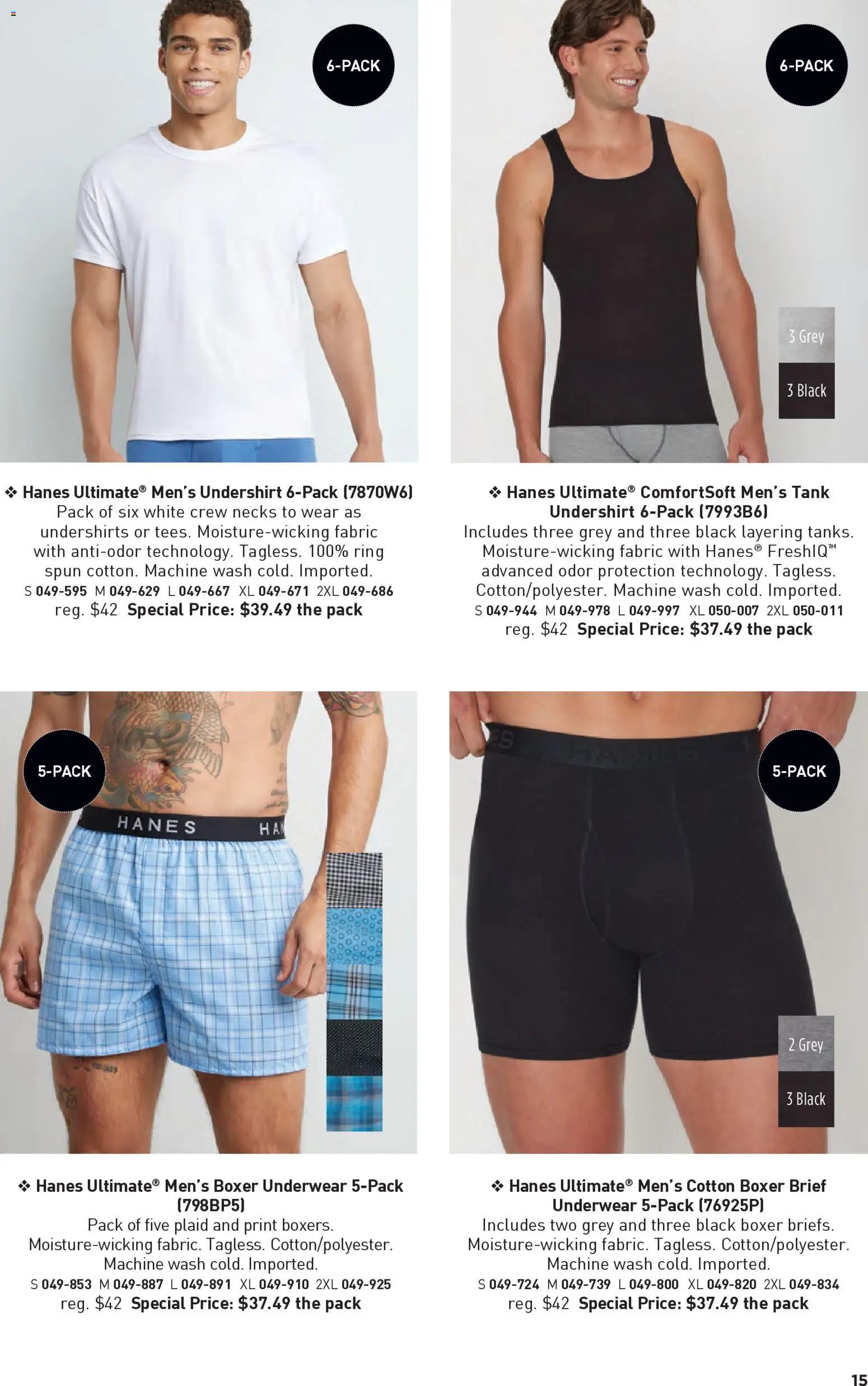 Avon Hanes Flyer - valid from 02/11/2026 | Page: 15 | Products: Ring, Underwear