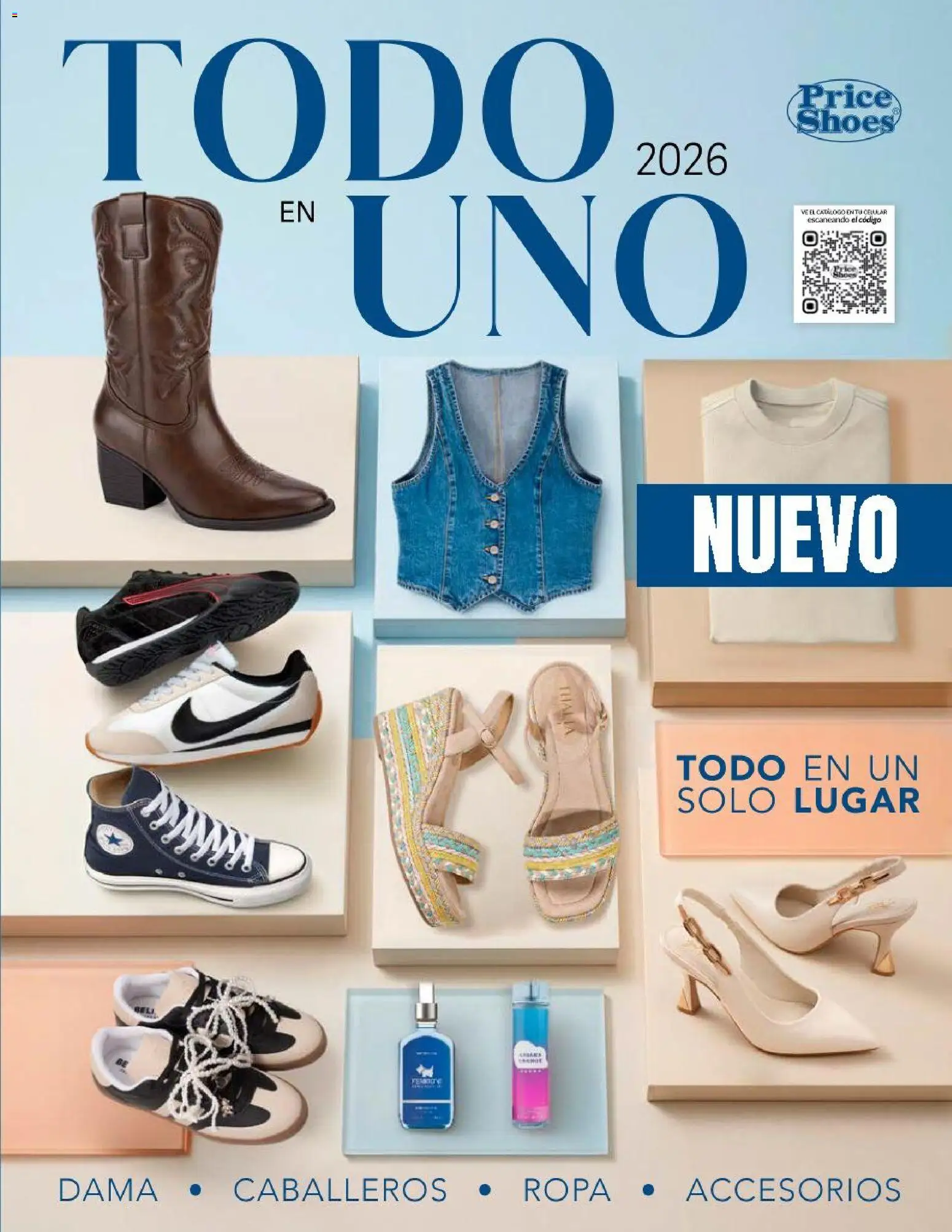Nuevas ofertas de Price Shoes válidas en toda la República Mexicana desde el 06.05.2026. ¡Encuentra las mejores ofertas en Price Shoes catálogo Todo en uno! | Página: 1 | Productos: Ropa