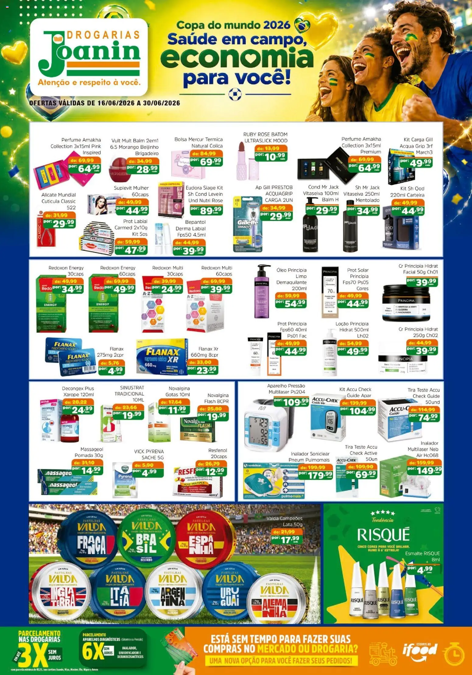 Supermercados Joanin Folheto - válido de 16.06.2026 | Página: 1 | Produtos: Perfume, Óleo, Demaquilante, Umidificador