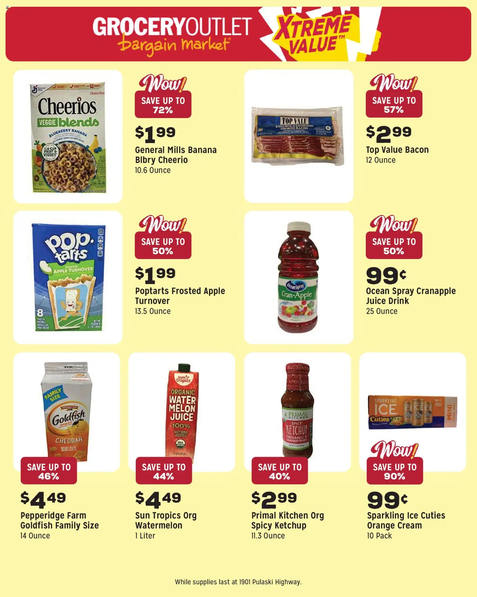 Grocery Outlet Weekly Ad - valid from 07/08/2026 | Page: 9 | Products: Juice, Cream, Watermelon, Melon