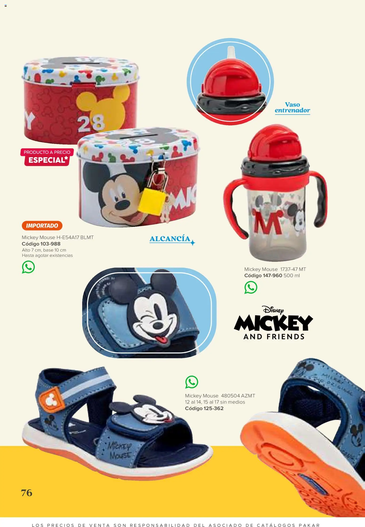 Nuevas ofertas de SC Pakar válidas en toda la República Mexicana desde el 31/07/2026. ¡Encuentra las mejores ofertas en SC Pakar catálogo Niño! | Página: 76 | Productos: Mouse