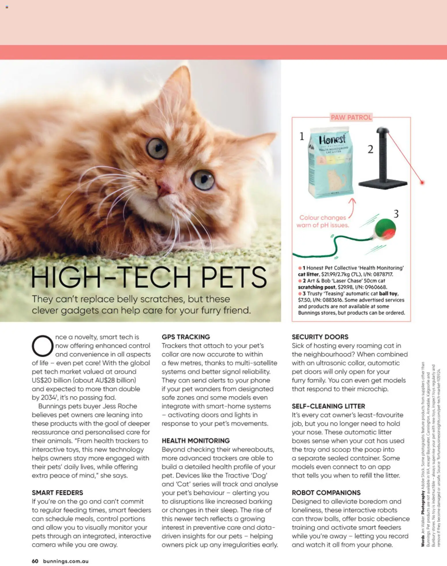 Bunnings Warehouse catalogue - valid from 01/08/2026 | Page: 68 | Products: Cat litter, Watch, Safe, Robot
