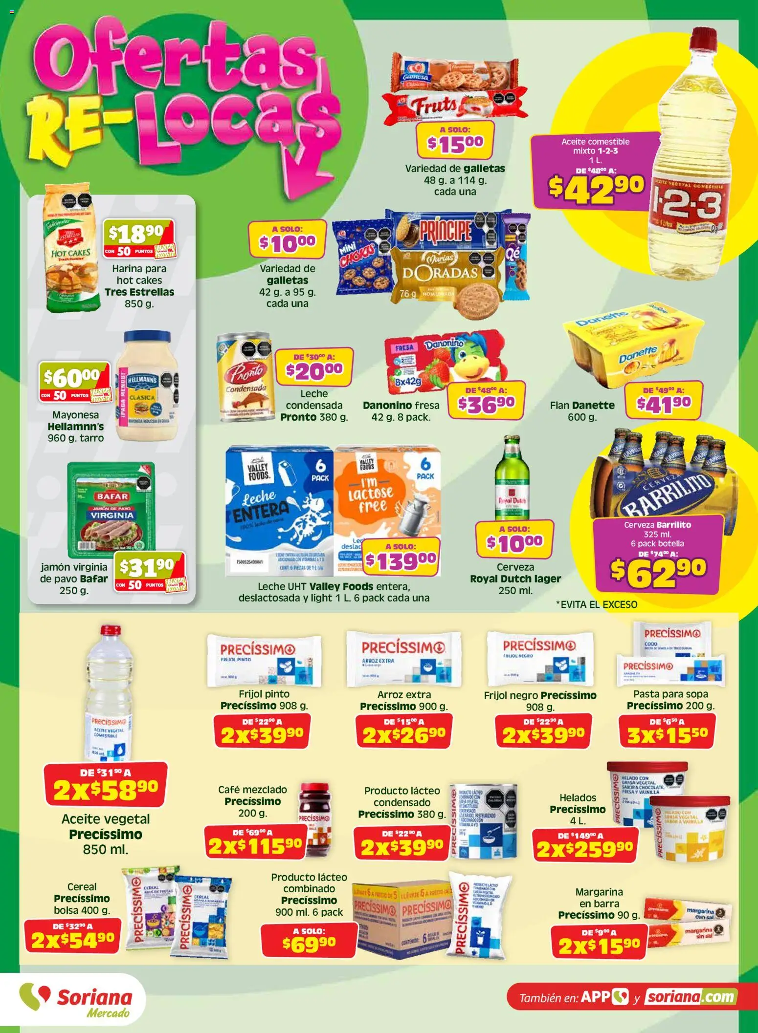 Nuevas ofertas de Soriana válidas en toda la República Mexicana desde el 12.06.2026. ¡Encuentra las mejores ofertas en Soriana Julio Regalado Mercado Nacional! | Página: 6 | Productos: Fresa, Mayonesa, Leche, Pasta