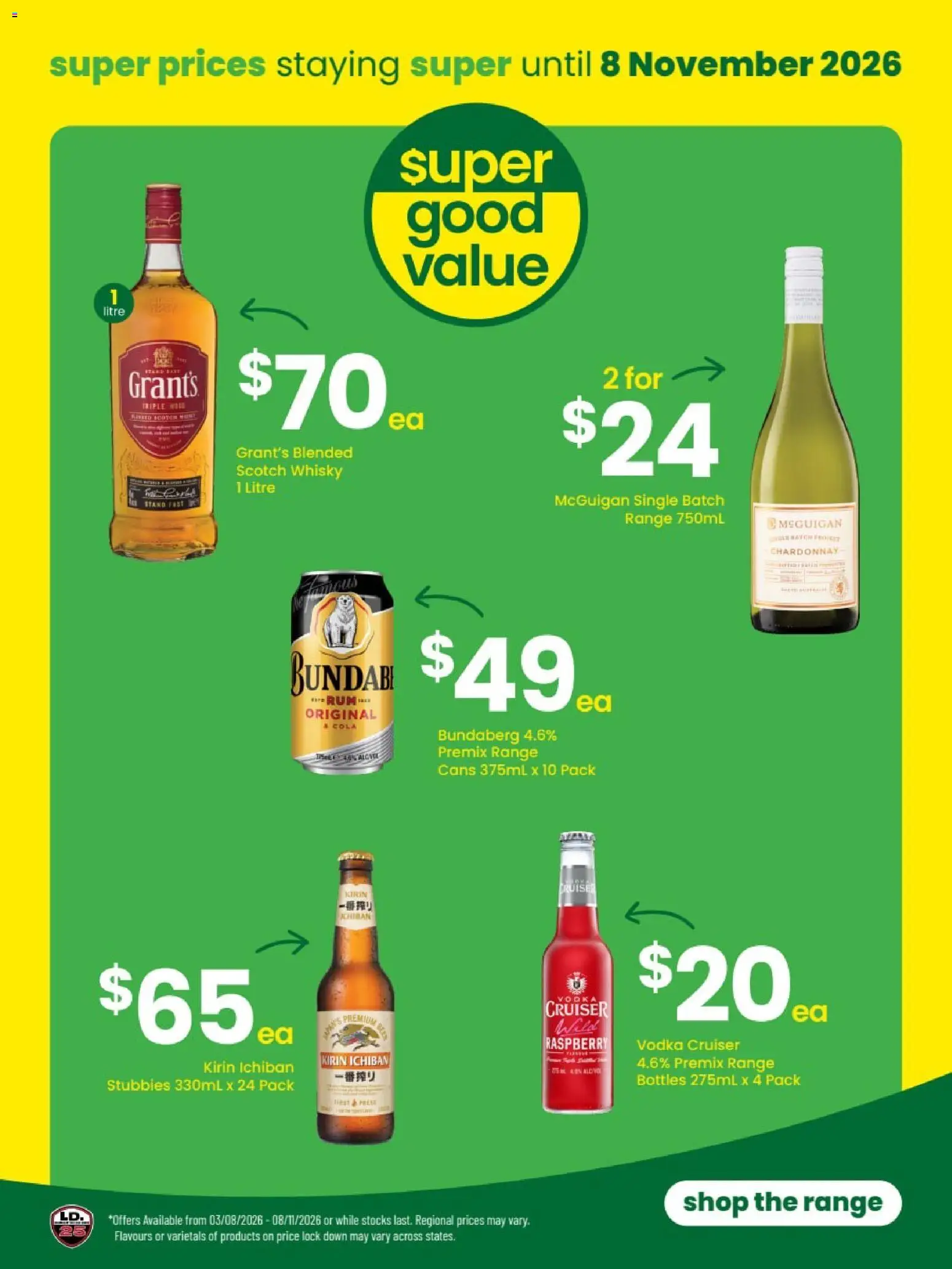 The Bottle-O catalogue - valid from 31/08/2026 | Page: 4 | Products: Scotch whisky, Vodka, Scotch, Raspberry