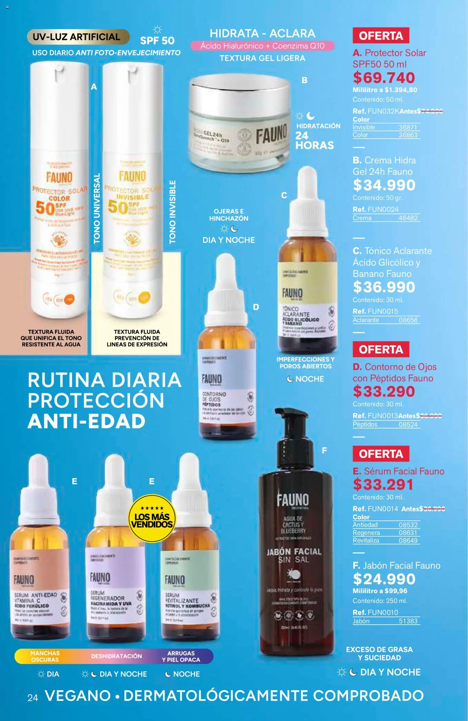 Leonisa revista - valida desde el 25/06/2026 | Página: 24 | Productos: Crema, Sal, Uva, Contorno