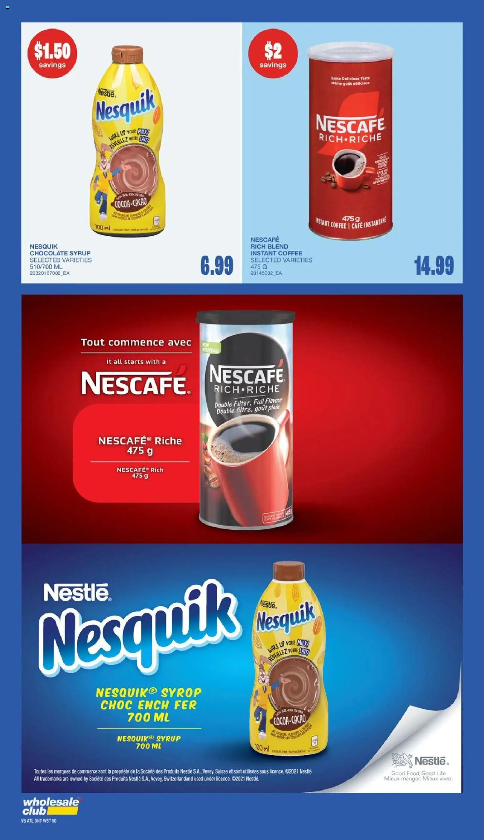 Wholesale Club flyer valid from Jul 30, 2026 | Page: 60 | Products: Coffee, Chocolate