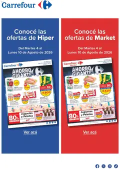 Vista previa Carrefour ofertas válido desde el 04/08/2026