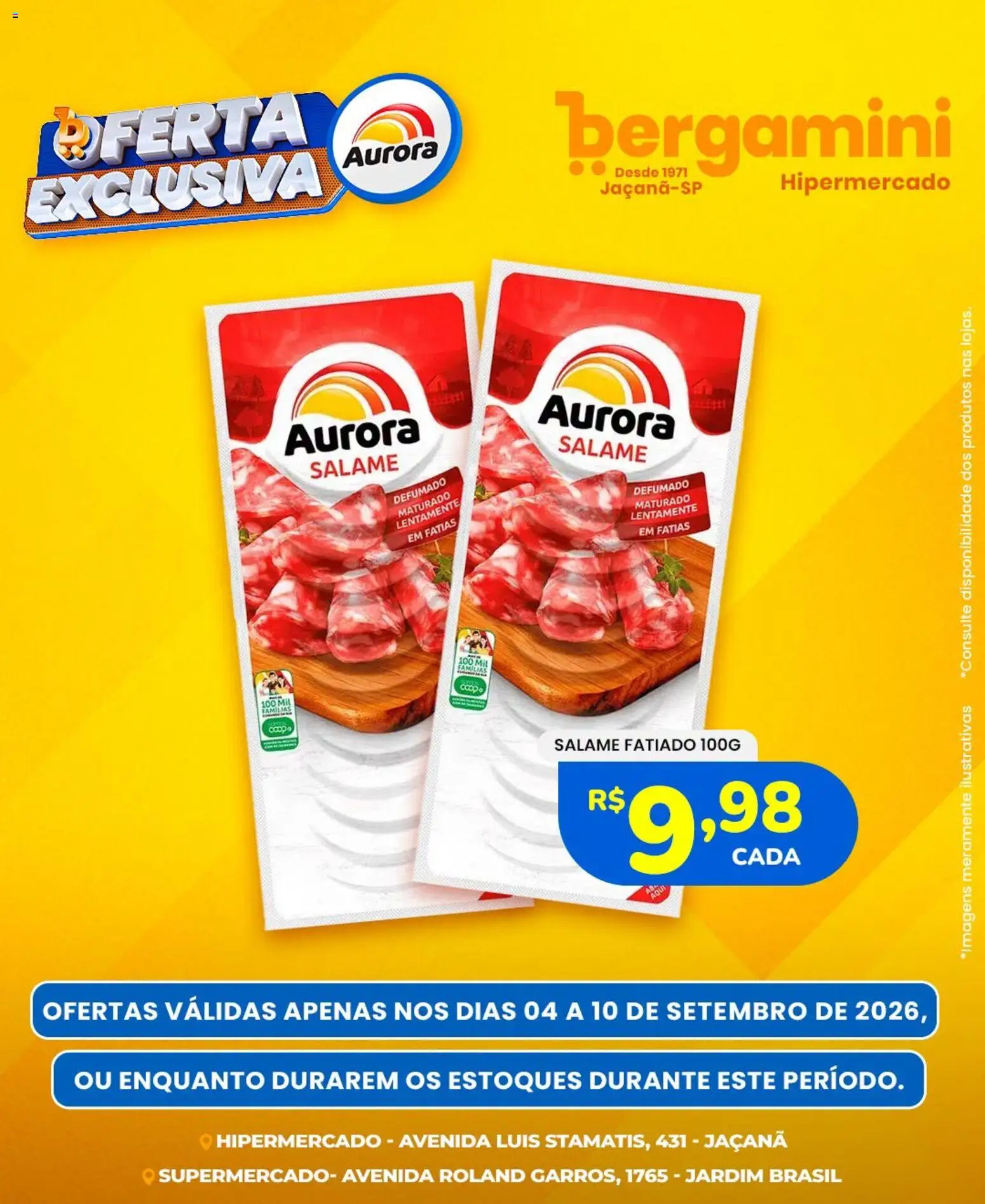 Supermercado Bergamini Folheto - válido de 04/09/2026 | Página: 2 | Produtos: Salame