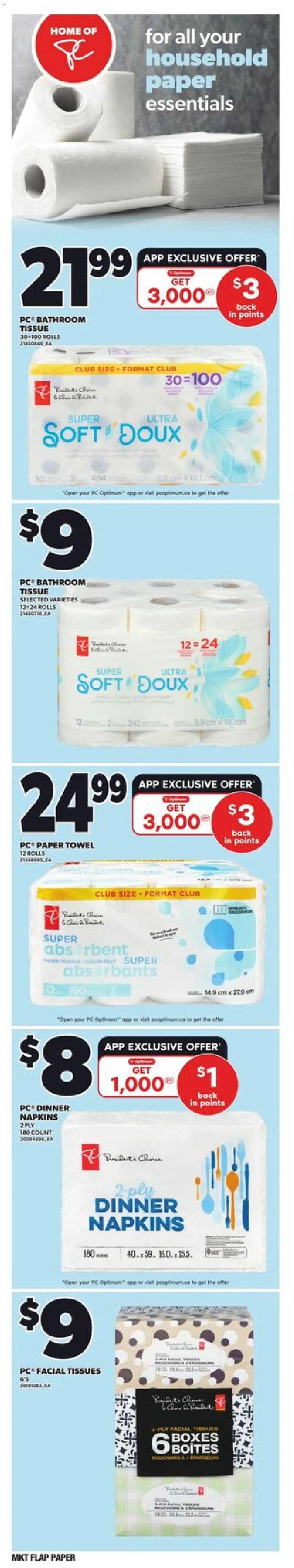 Zehrs flyer valid from May 7, 2026 | Page: 13 | Products: PC, Tissues