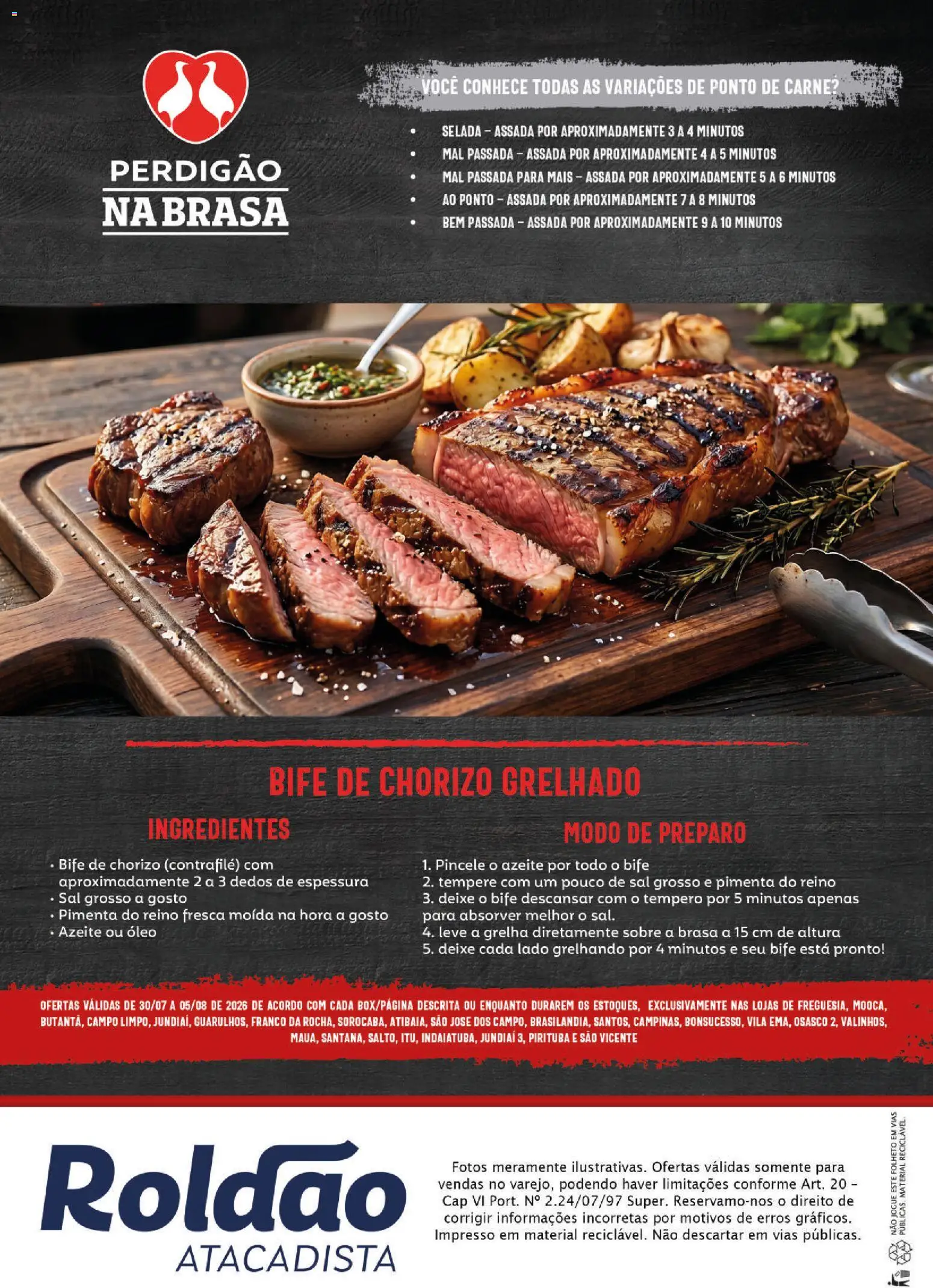 Roldão Folheto - válido de 30/07/2026 | Página: 2 | Produtos: Pimenta, Óleo, Carne, Azeite