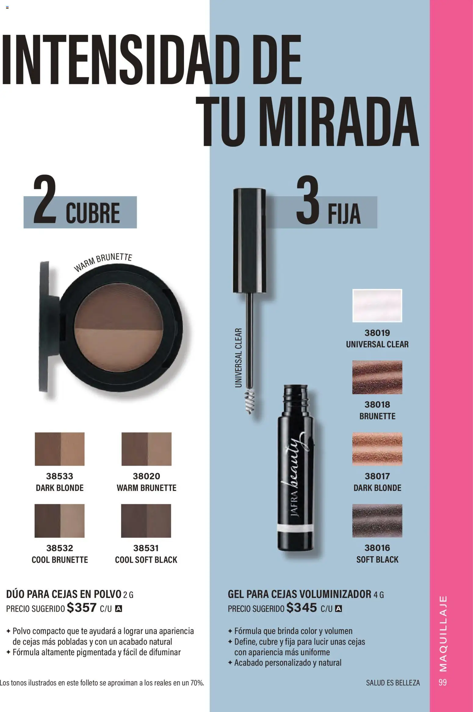 Nuevas ofertas de JAFRA válidas en toda la República Mexicana desde el 01/07/2026. ¡Encuentra las mejores ofertas en JAFRA catálogo Organizador de Ventas! | Página: 99 | Productos: Polvo compacto, Té, Maquillaje, Polvo