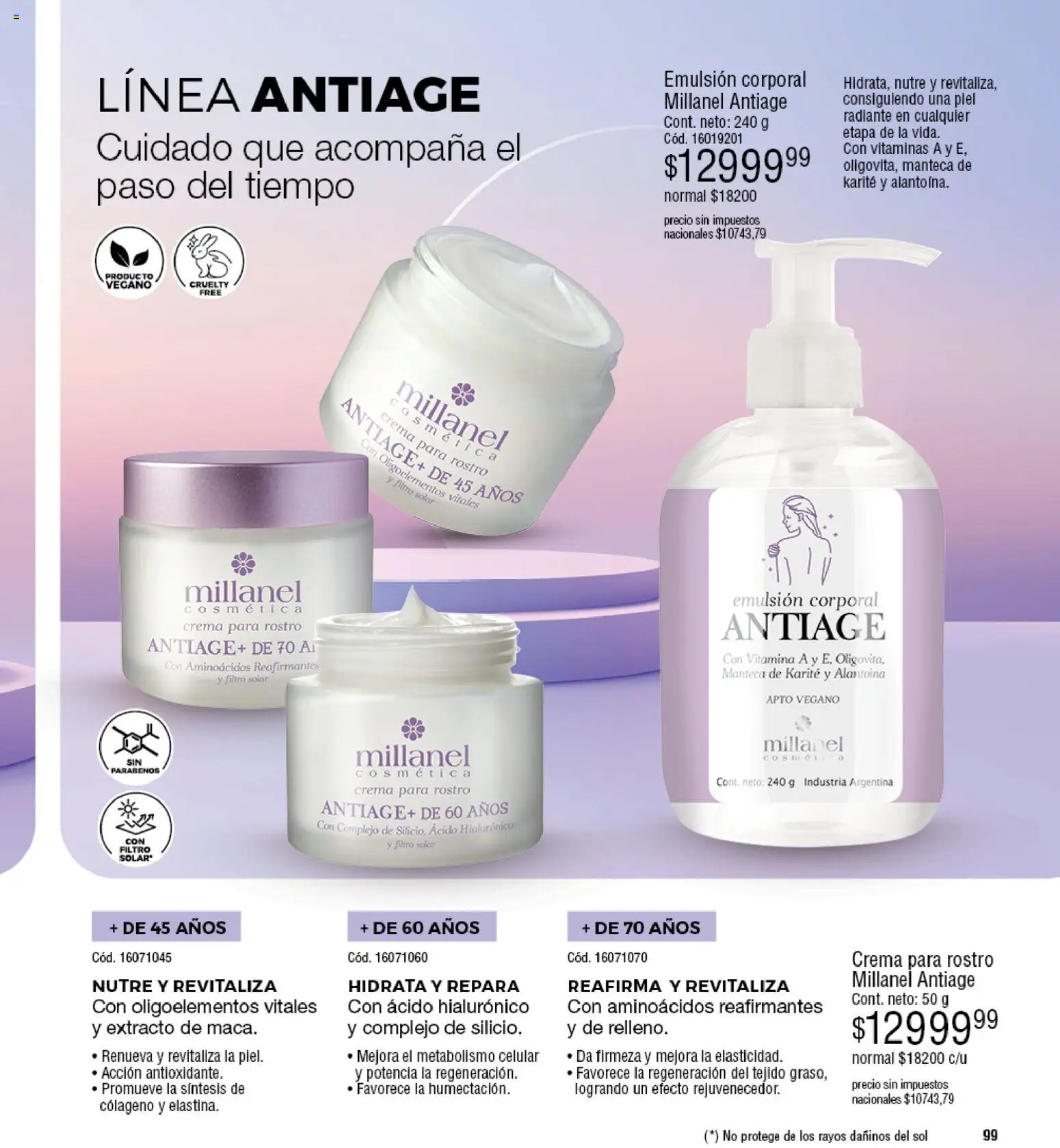 Millanel - Catálogo │ válido desde el 30/03/2026 | Página: 99 | Productos: Vitaminas, Manteca de karité, Celular, Radiante