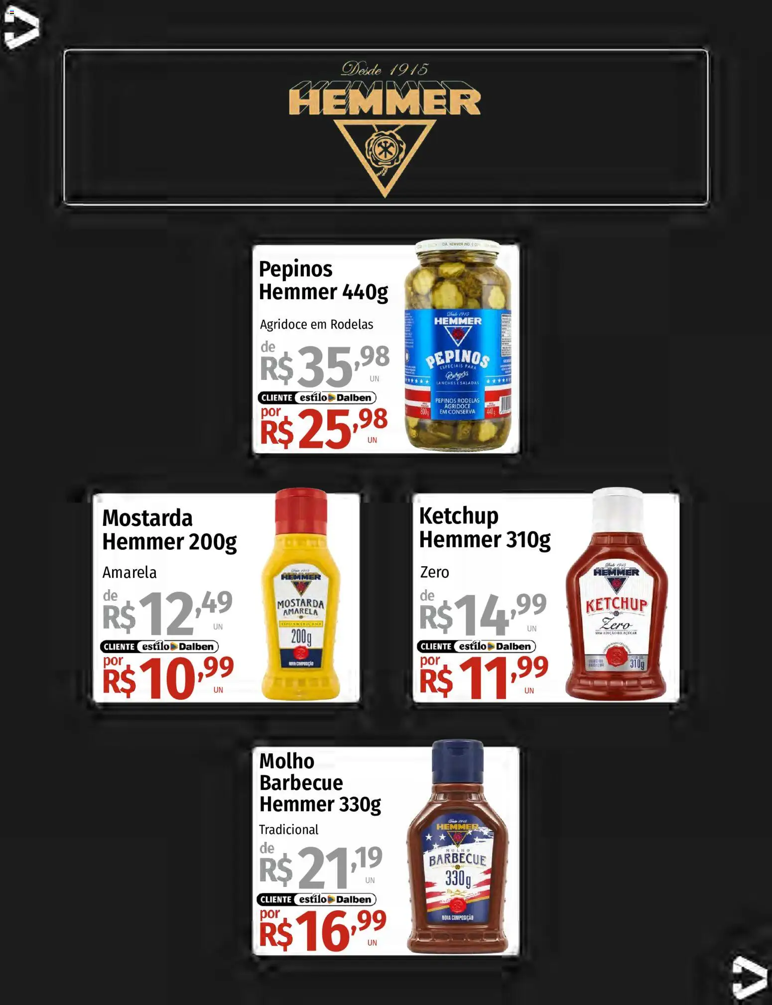 Supermercado Dalben Folheto - válido de 15.06.2026 | Página: 14 | Produtos: Ketchup, Pepinos, Açúcar
